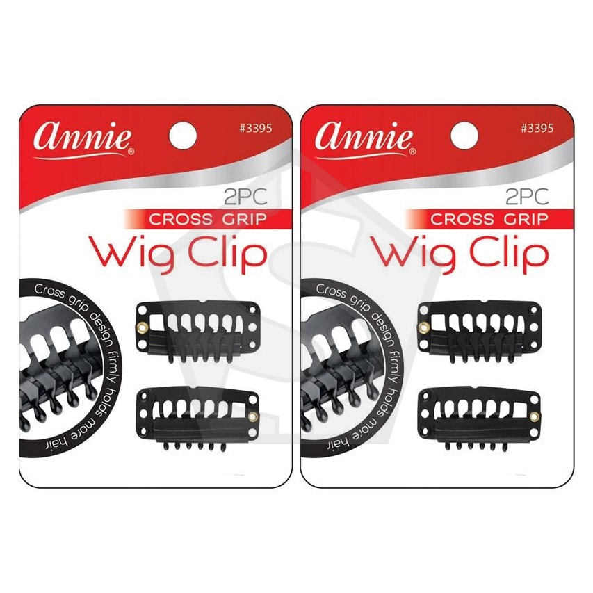 ANNIE 2PC Cross Grip Wig Clip - Pack of 2