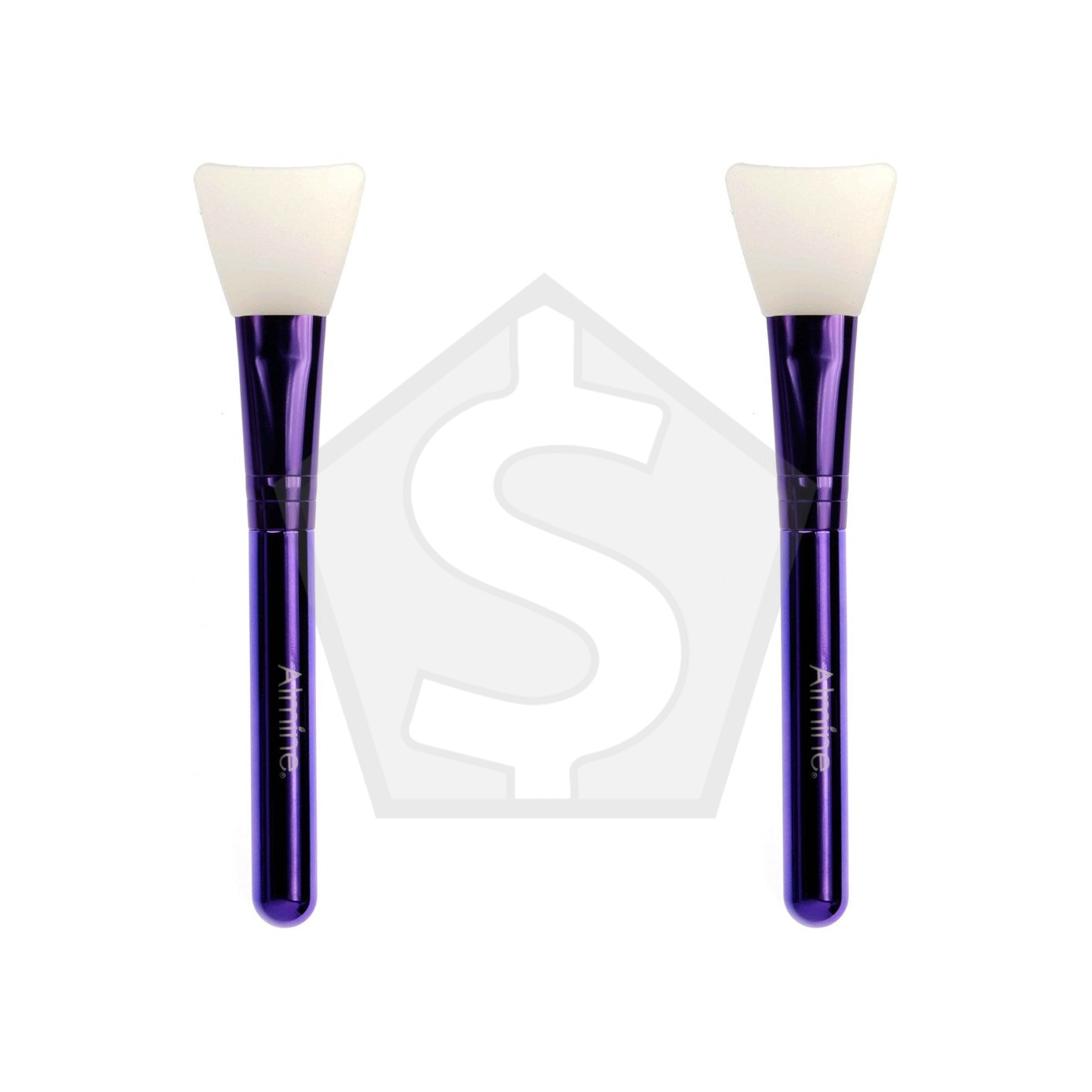 ANNIE Silicone Makeup Brush-Curved - Pack of 2