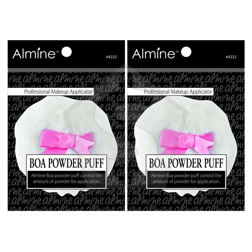 Bundle of 2 - ANNIE Almine Boa Powder Puff - 4232