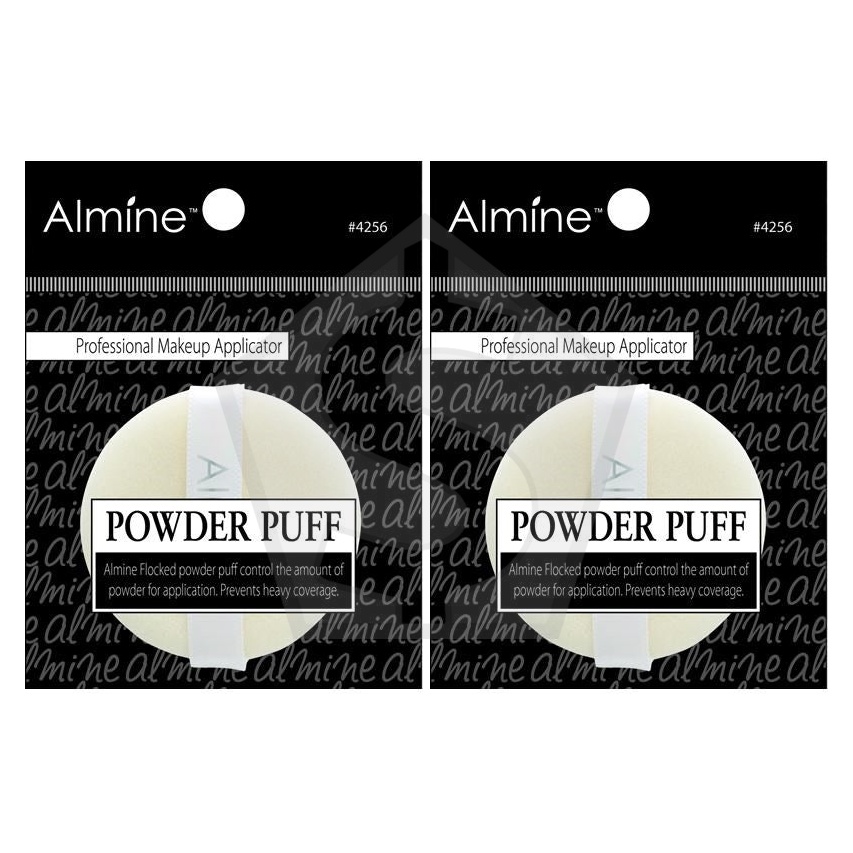 ANNIE Almine Powder Puff (Round Shape) - Pack of 2