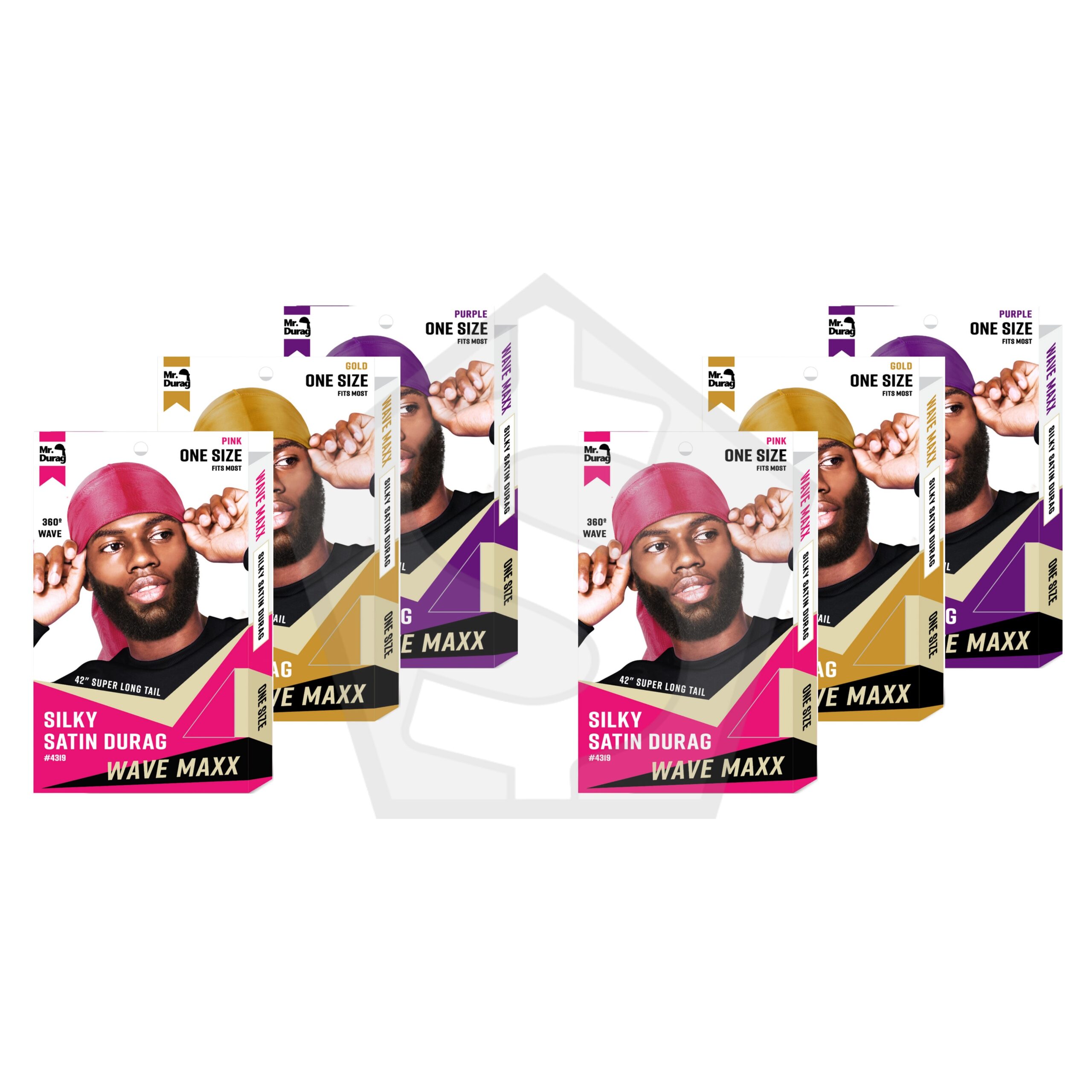 Bundle of 2 - ANNIE Mr. Durag Silky Satin Durag - Assorted #2