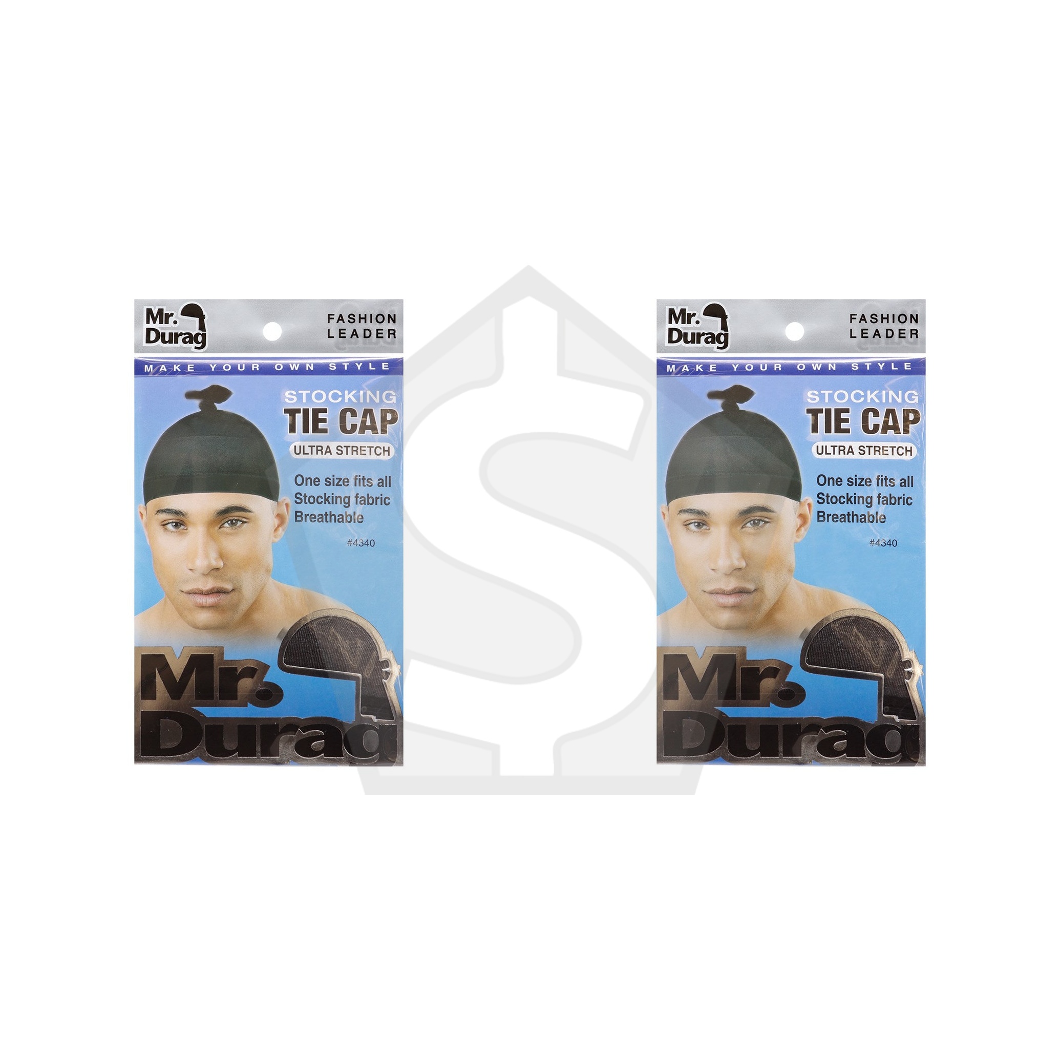 ANNIE Mr. Durag Stocking Tie Cap - Pack of 2