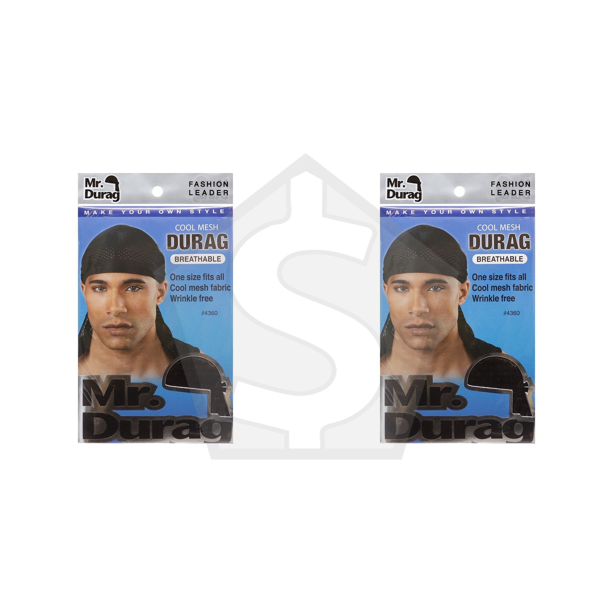 ANNIE Mr. Durag Cool Mesh Durag - Pack of 2