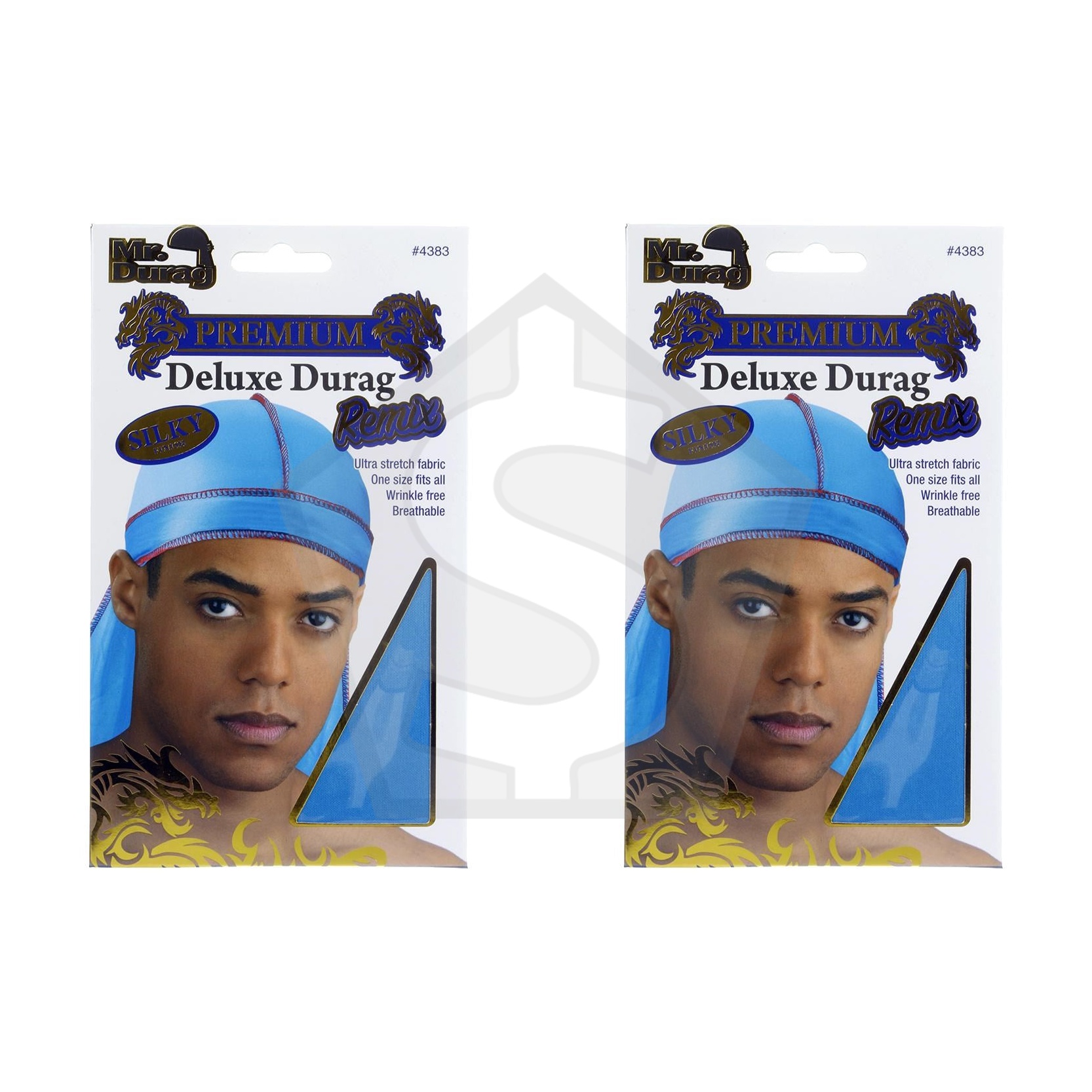 ANNIE Mr. Durag Premium Silky Durag - Pack of 2