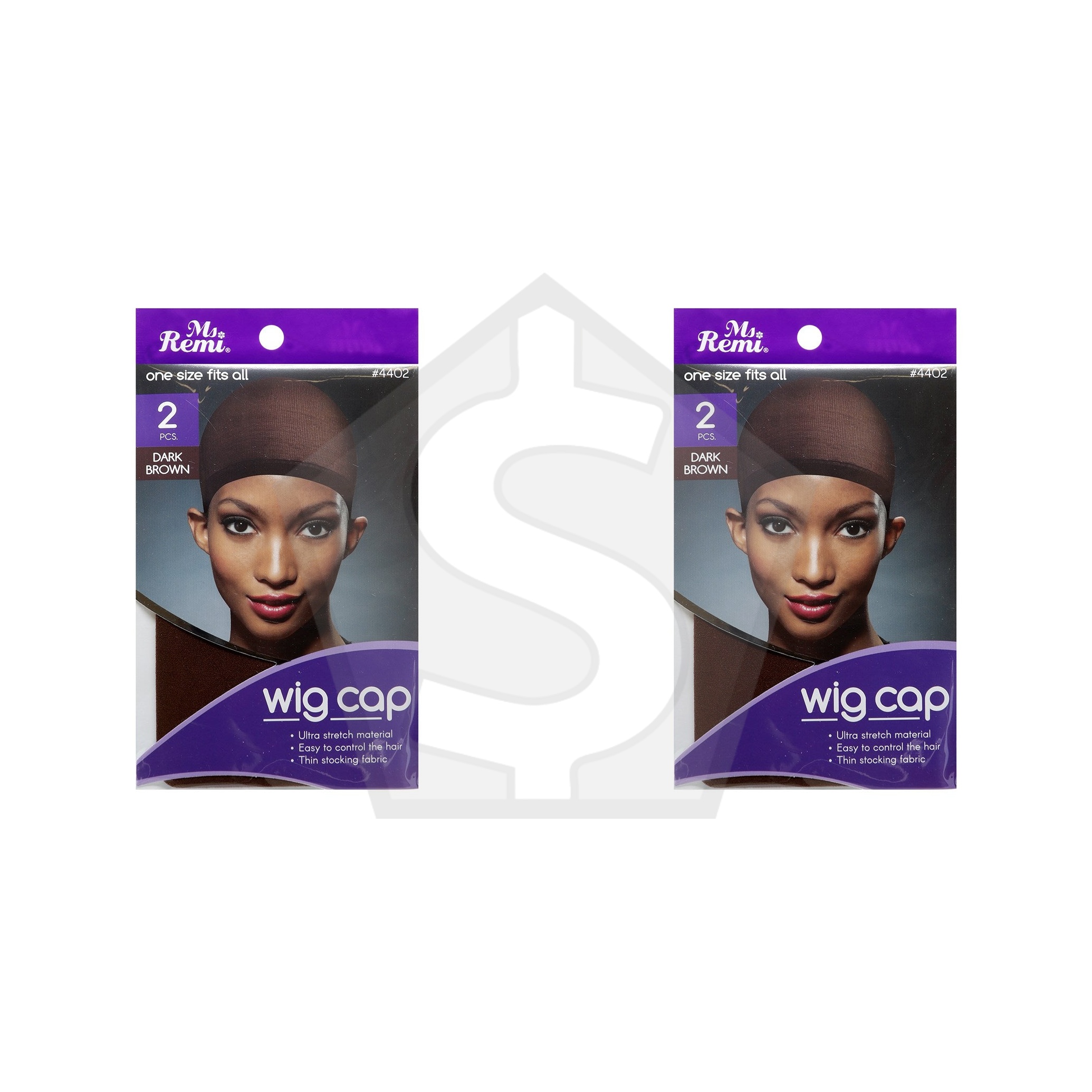 ANNIE Wig Cap (2pcs) - Dark Brown - Pack of 2