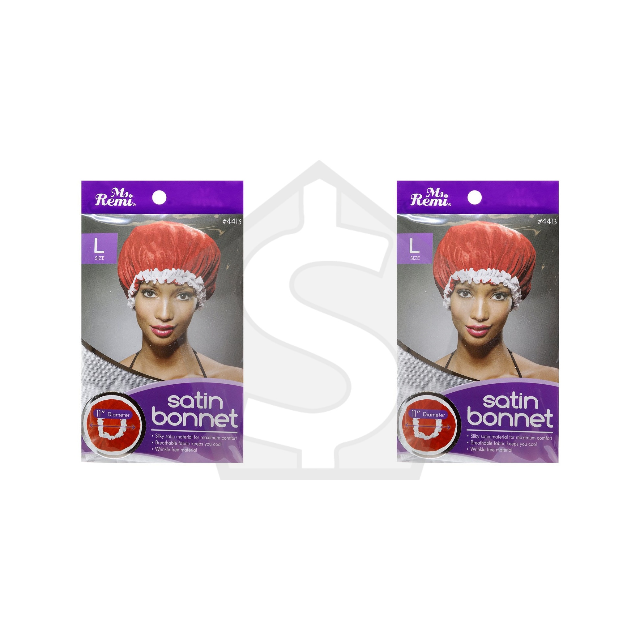 ANNIE Satin Bonnet [Large] - Assorted - Pack of 2
