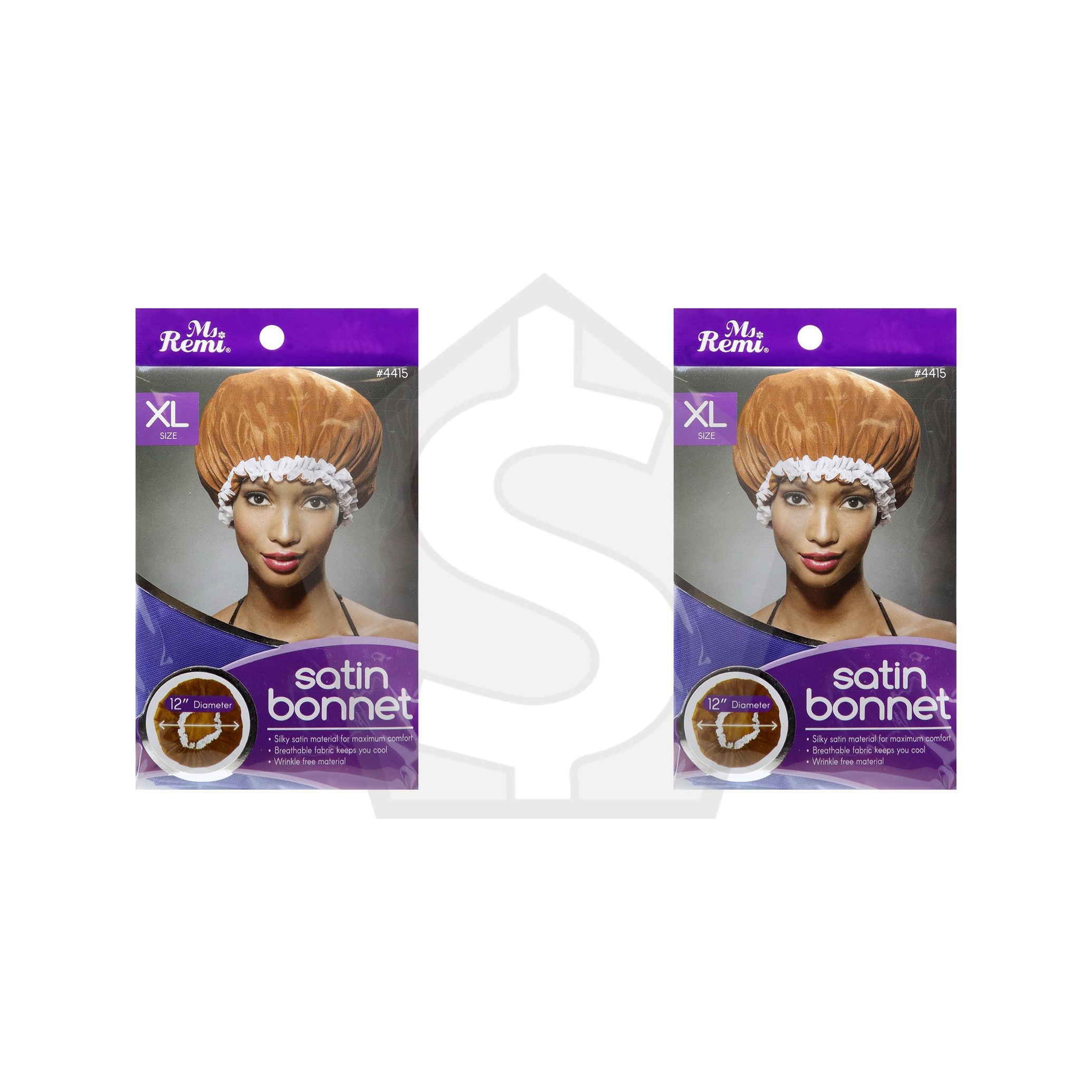 ANNIE Satin Bonnet [X-Large] - Assorted - Pack of 2