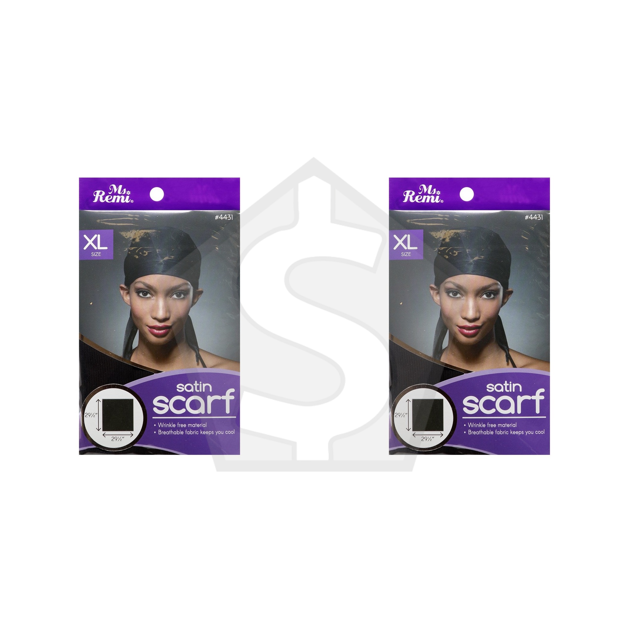 ANNIE Satin Scarf [X-Large] - Pack of 2