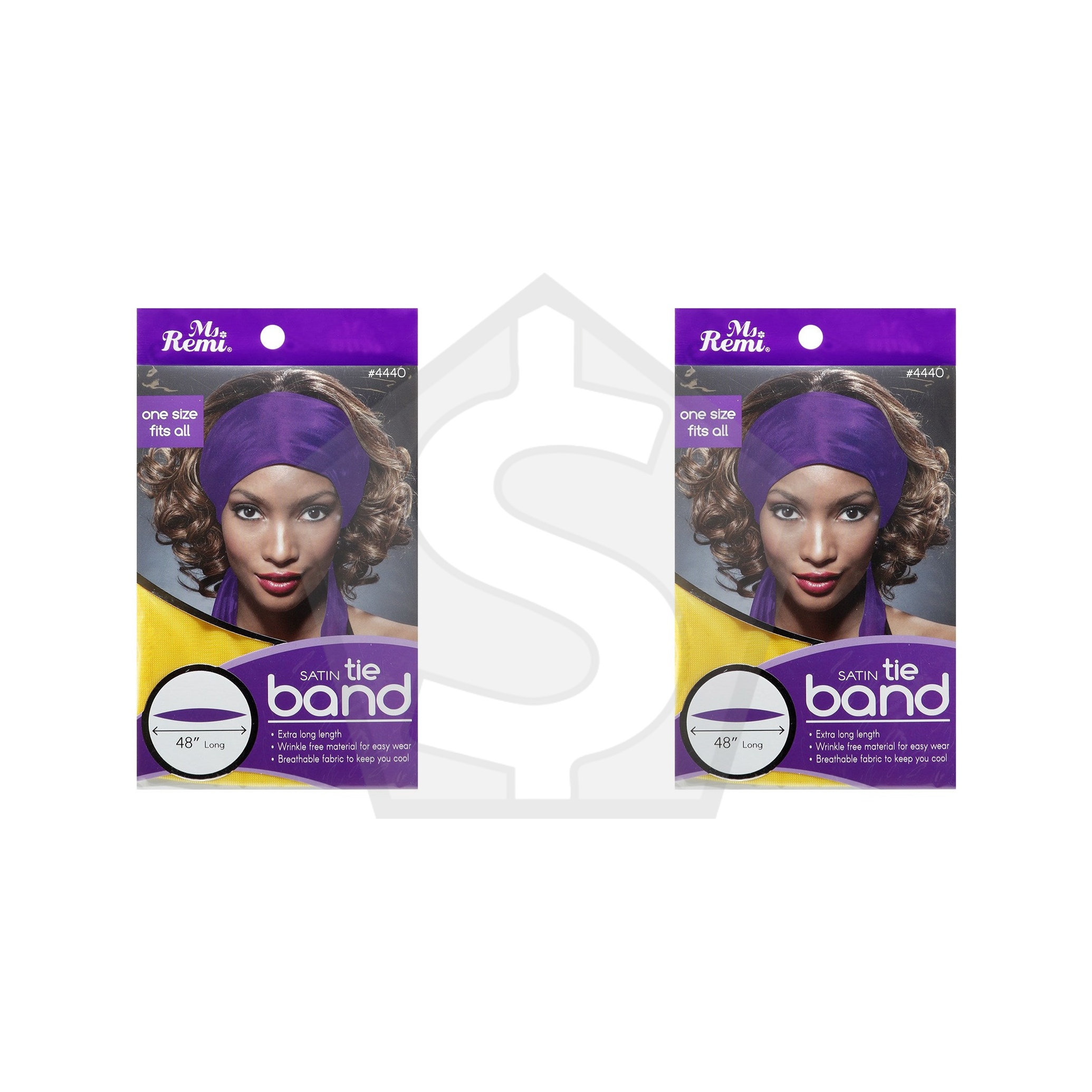 ANNIE Satin Tie Band Extra Long - Assorted - Pack of 2
