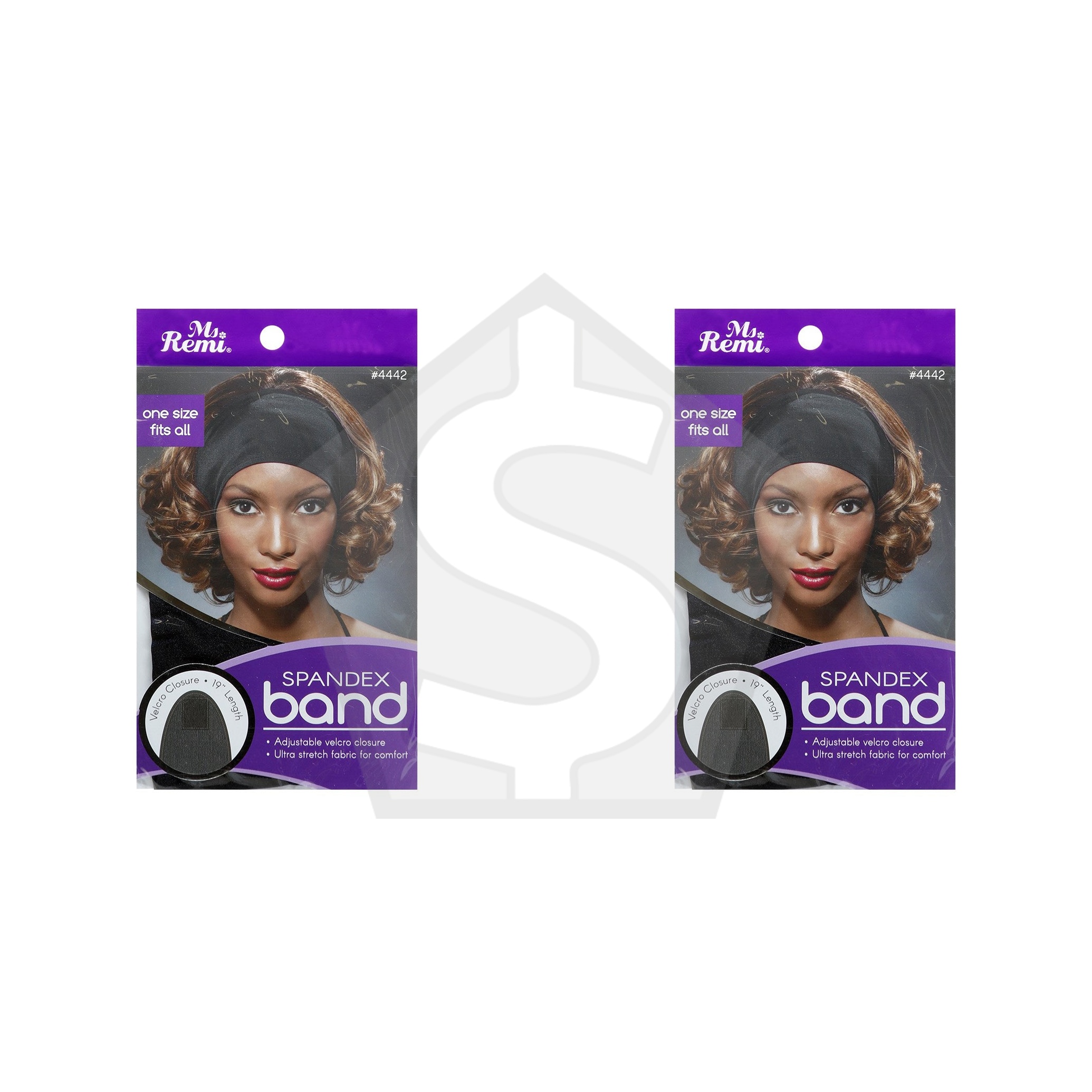ANNIE Spandex Band - Black - Pack of 2