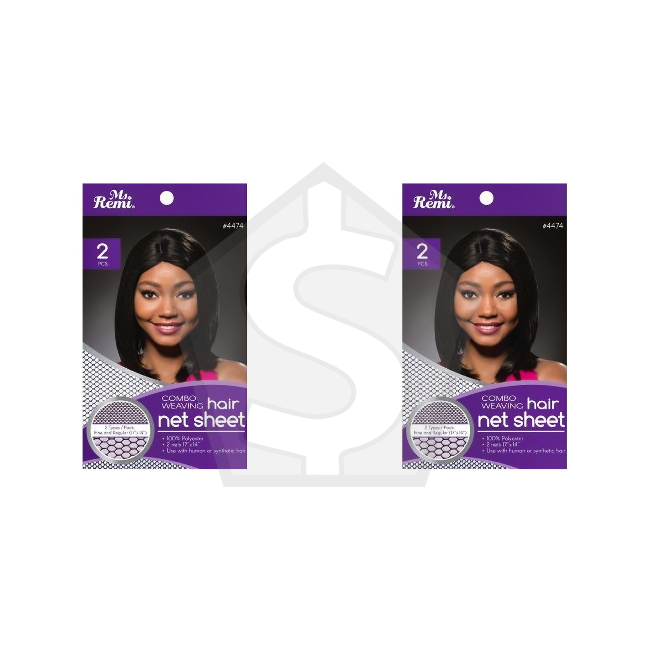 ANNIE Ms. Remi Combo Weaving Hair Net Sheet (2pcs) - Pack of 2