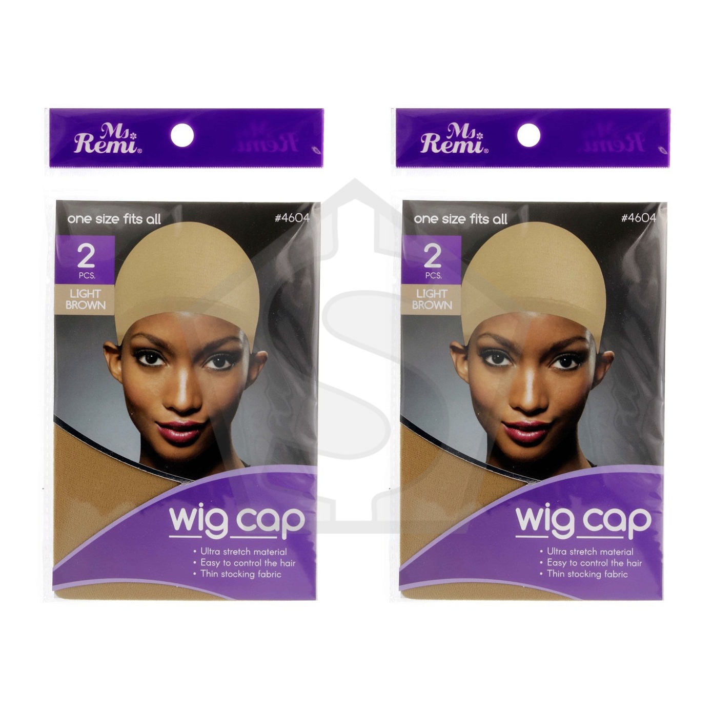 ANNIE Wig Cap (2pcs) - Light Brown - Pack of 2