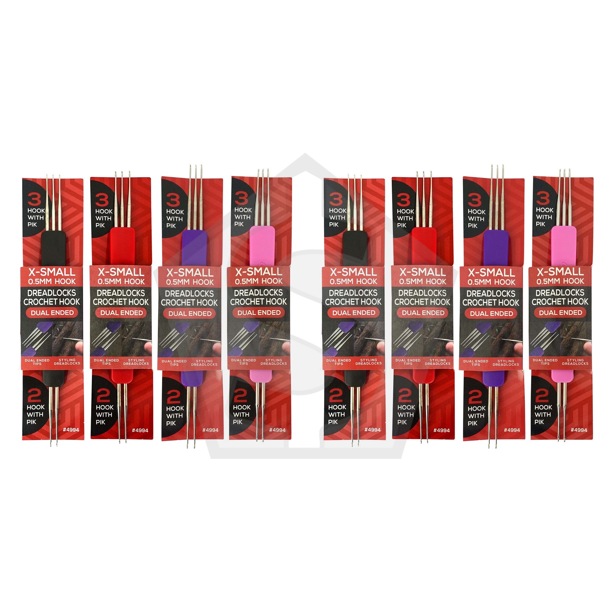 ANNIE Dreadlocks Crochet Hook (0.5mm) - 2 hook and 3 Hook - Pack of 2