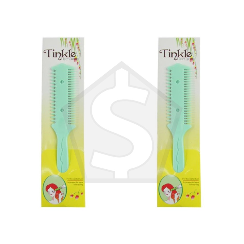 ANNIE Tinkle Dorco Hair Trimmer Green - Pack of 2