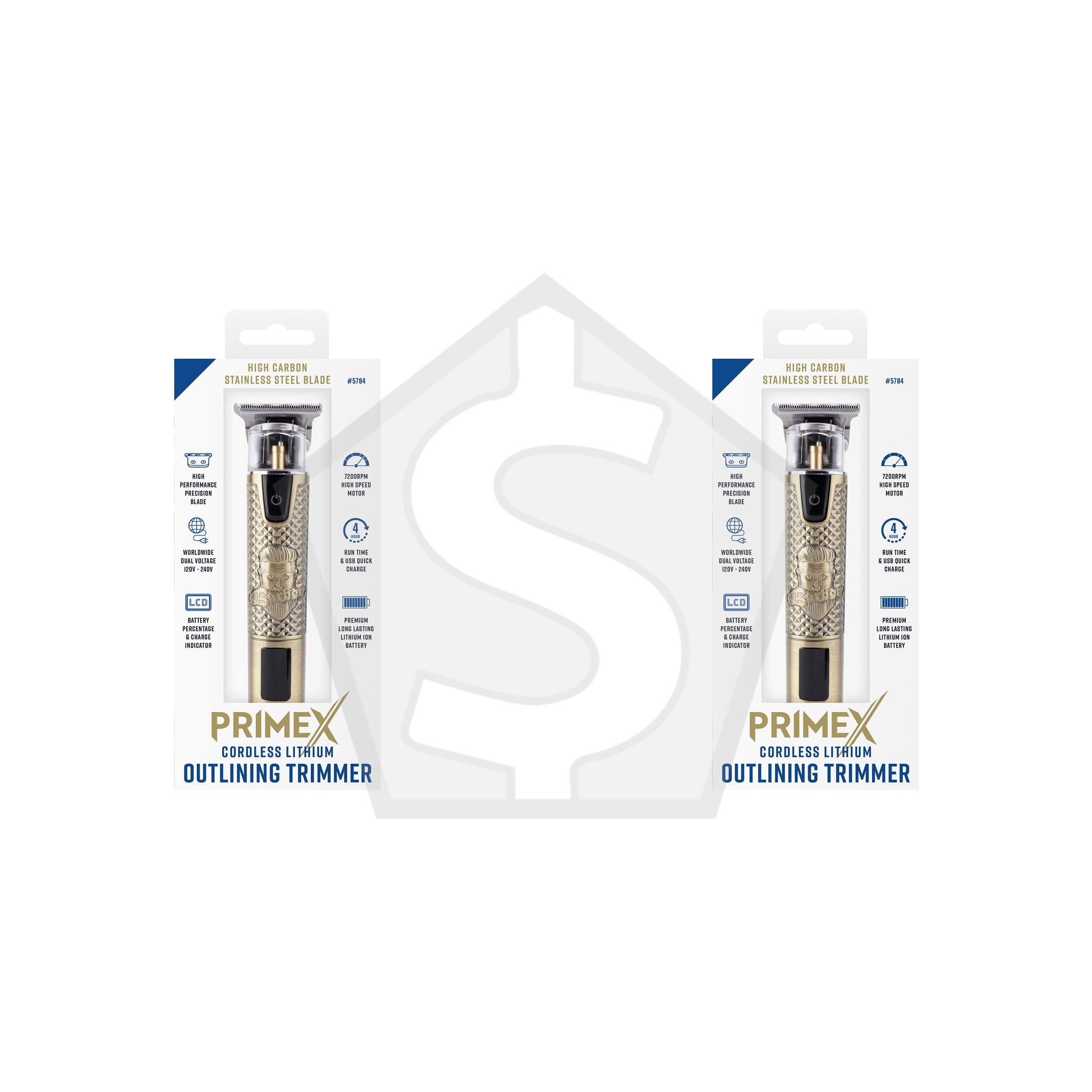 ANNIE PrimeX Cordless Lithium Outlining Trimmer Copper - Pack of 2