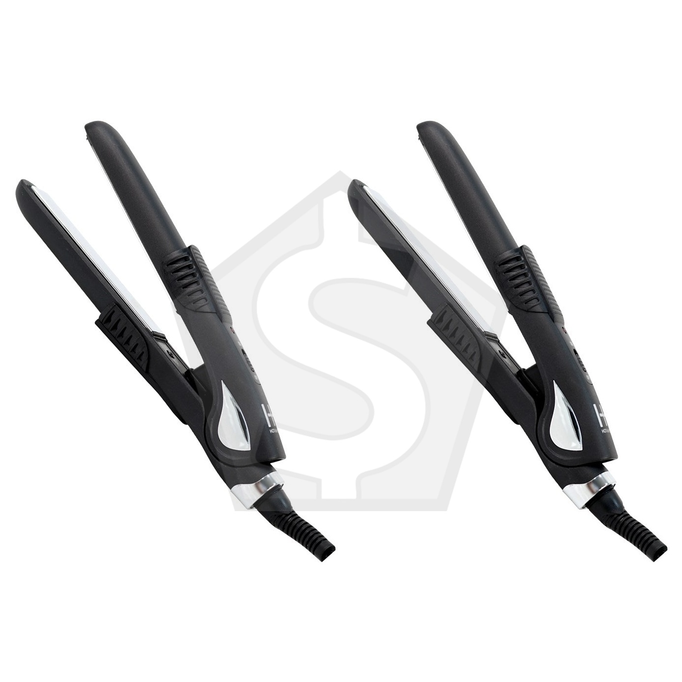 ANNIE Hot & Hotter Titanium Mini Flat Iron-3/4inch - Pack of 2
