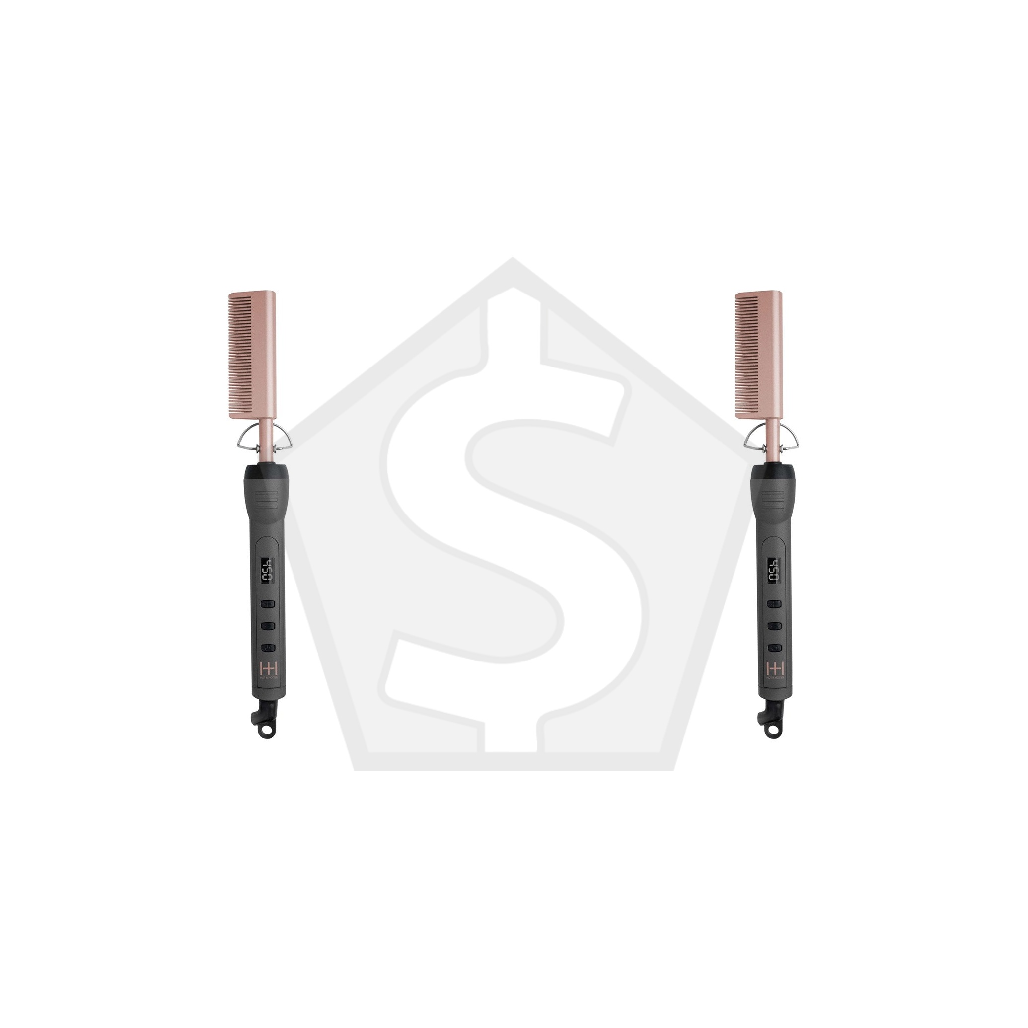 ANNIE Hot & Hotter Digital Ceramic Pressing Comb - Pack of 2