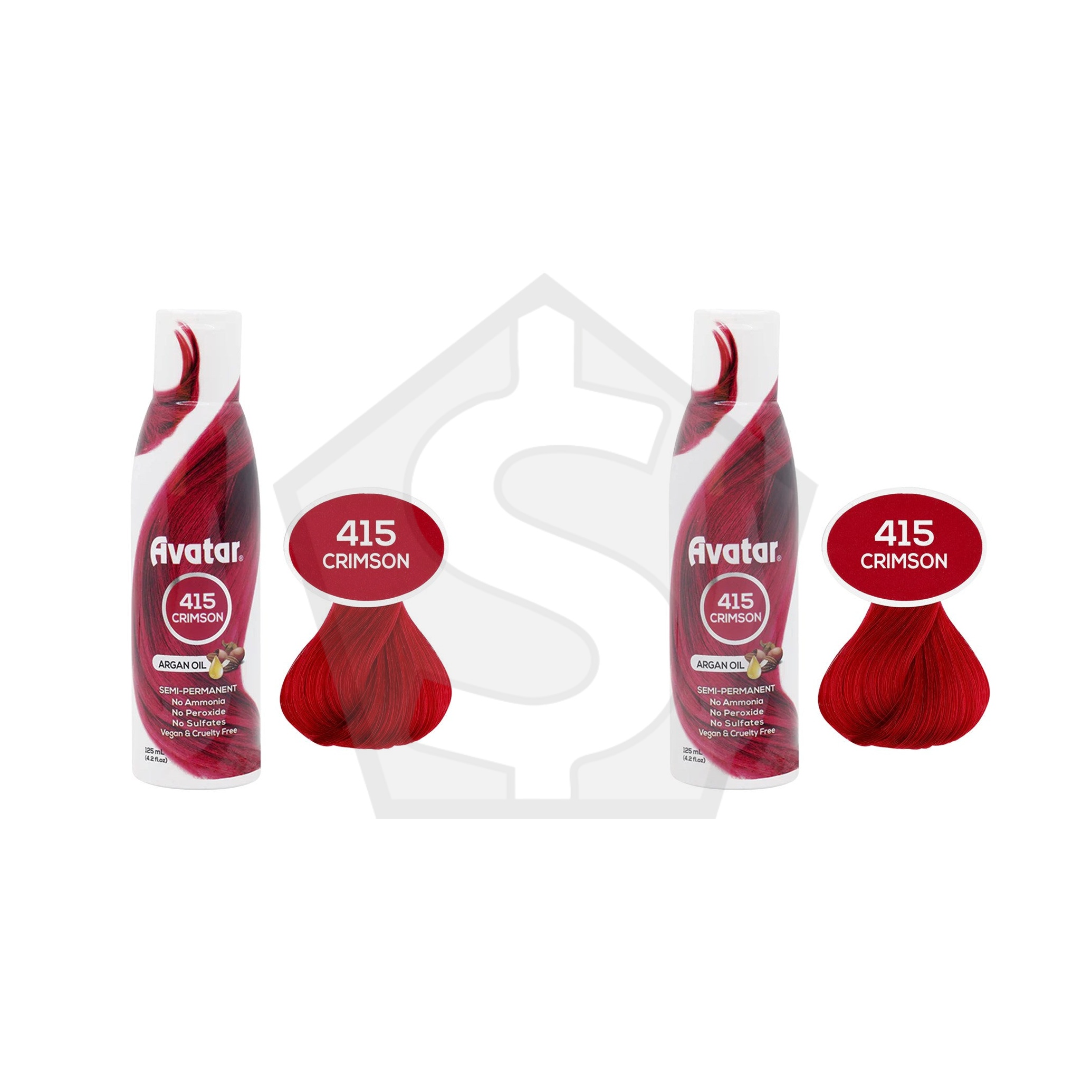 ANNIE Avatar Luminous Semi-Permanent Hair Color (4.2oz) - Crimson - Pack of 2