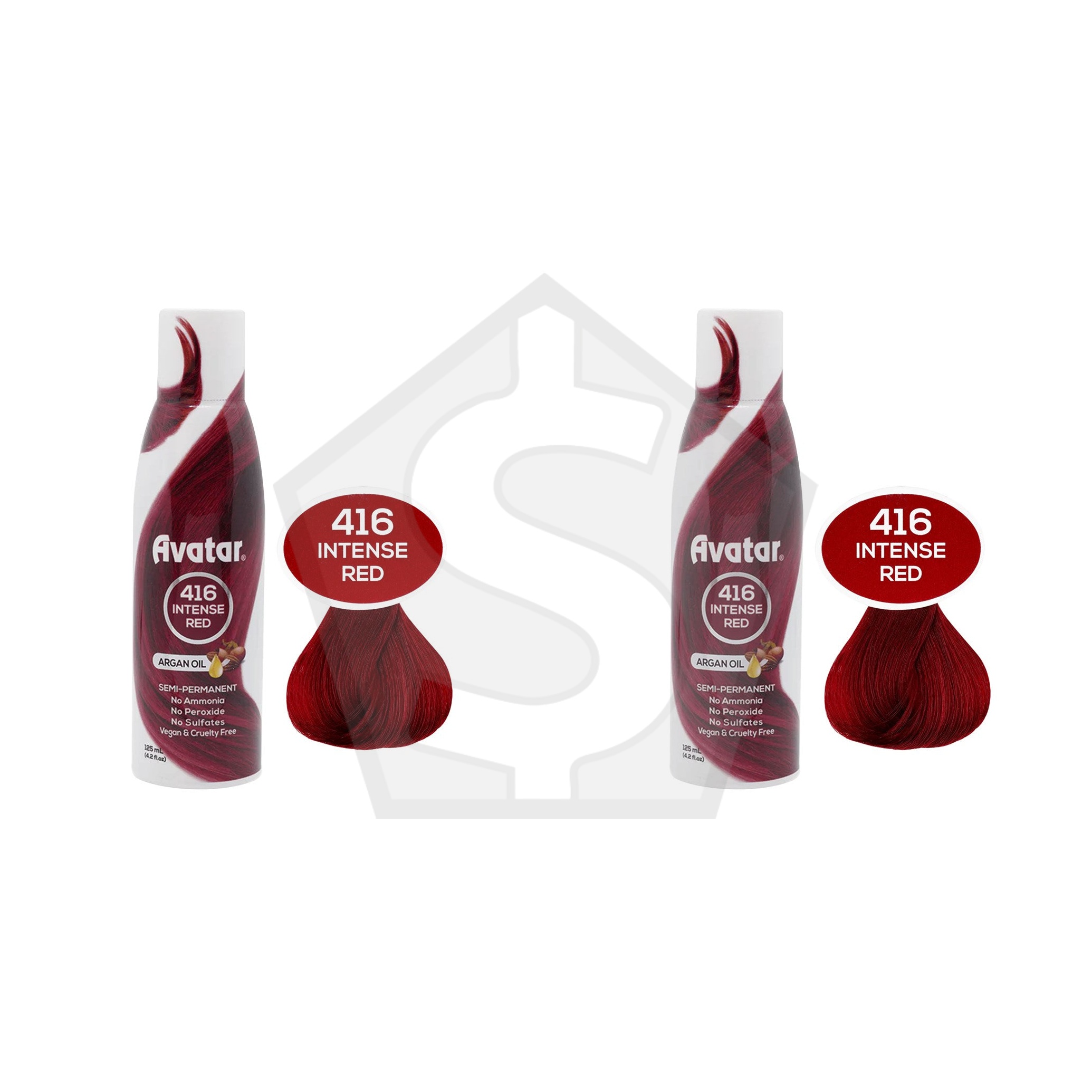 ANNIE Avatar Luminous Semi-Permanent Hair Color (4.2oz) - Intense Red - Pack of 2