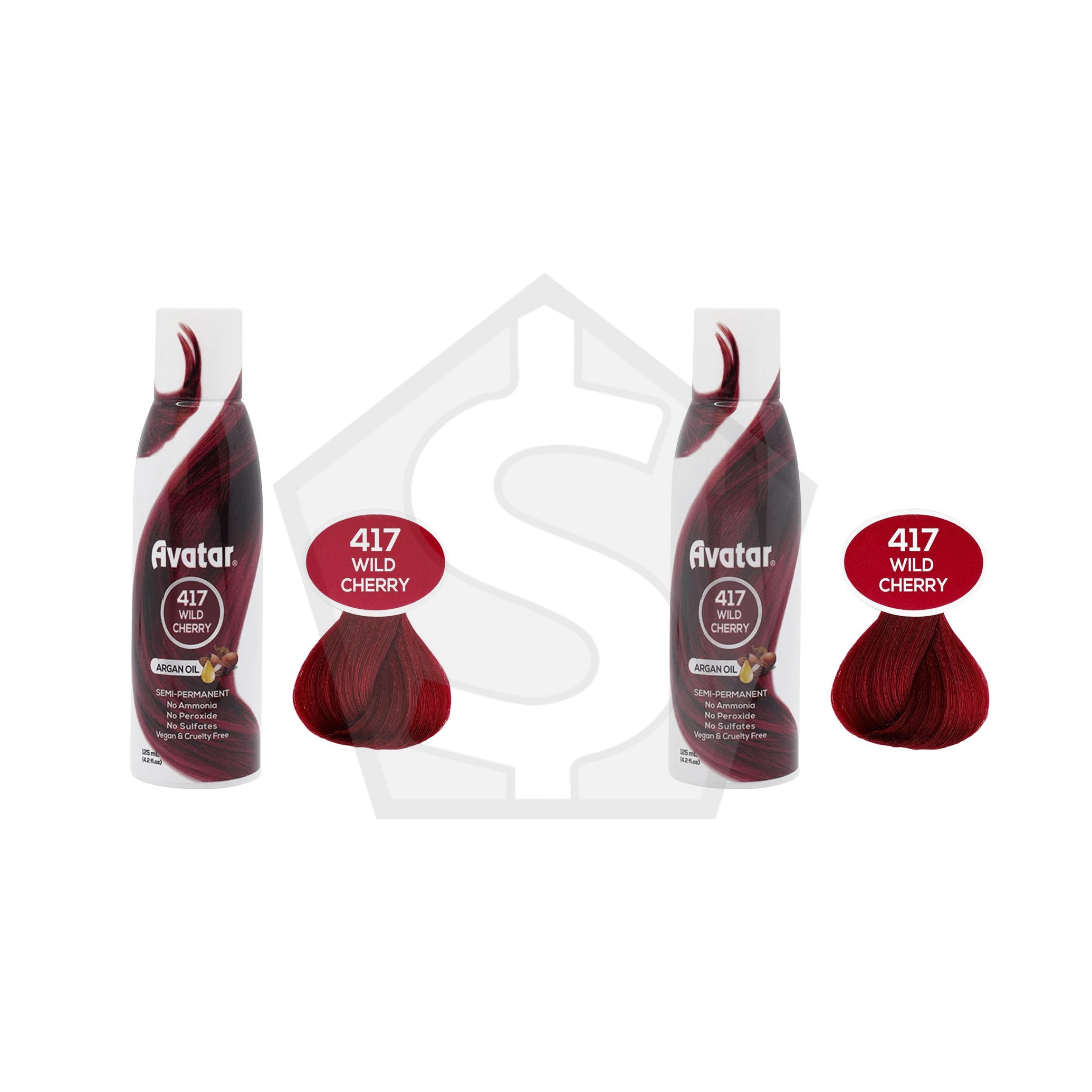 ANNIE Avatar Luminous Semi-Permanent Hair Color (4.2oz) - Wild Cherry - Pack of 2