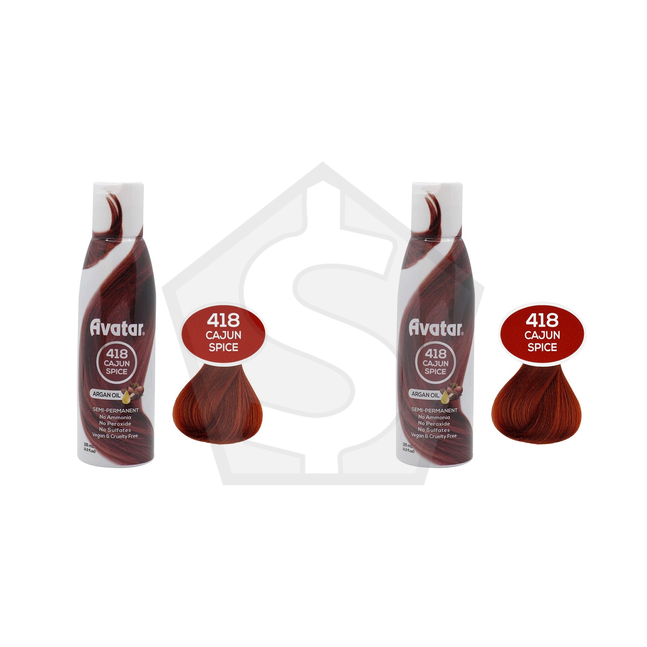 ANNIE Avatar Luminous Semi-Permanent Hair Color (4.2oz) - Cajun Spice - Pack of 2