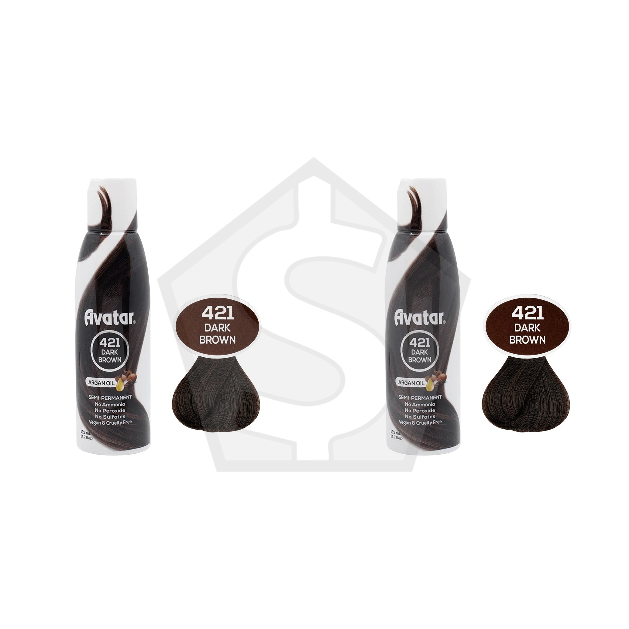 Bundle of 2 - ANNIE Avatar Luminous Semi-Permanent Hair Color (4.2oz) - Dark Brown