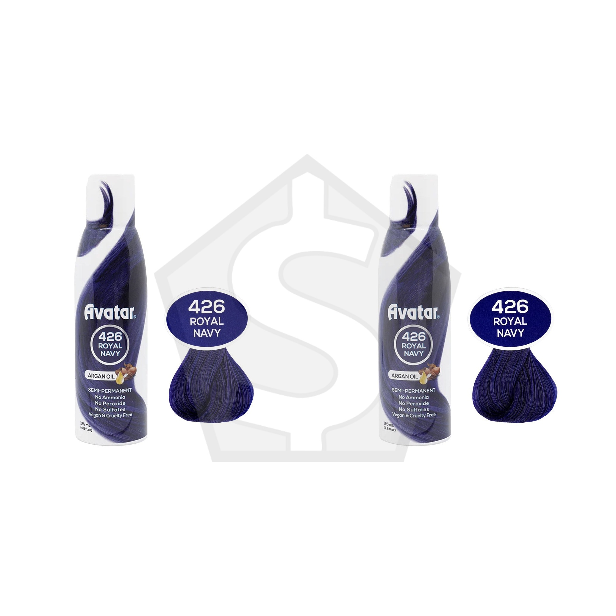 ANNIE Avatar Luminous Semi-Permanent Hair Color (4.2oz) - Royal Navy - Pack of 2