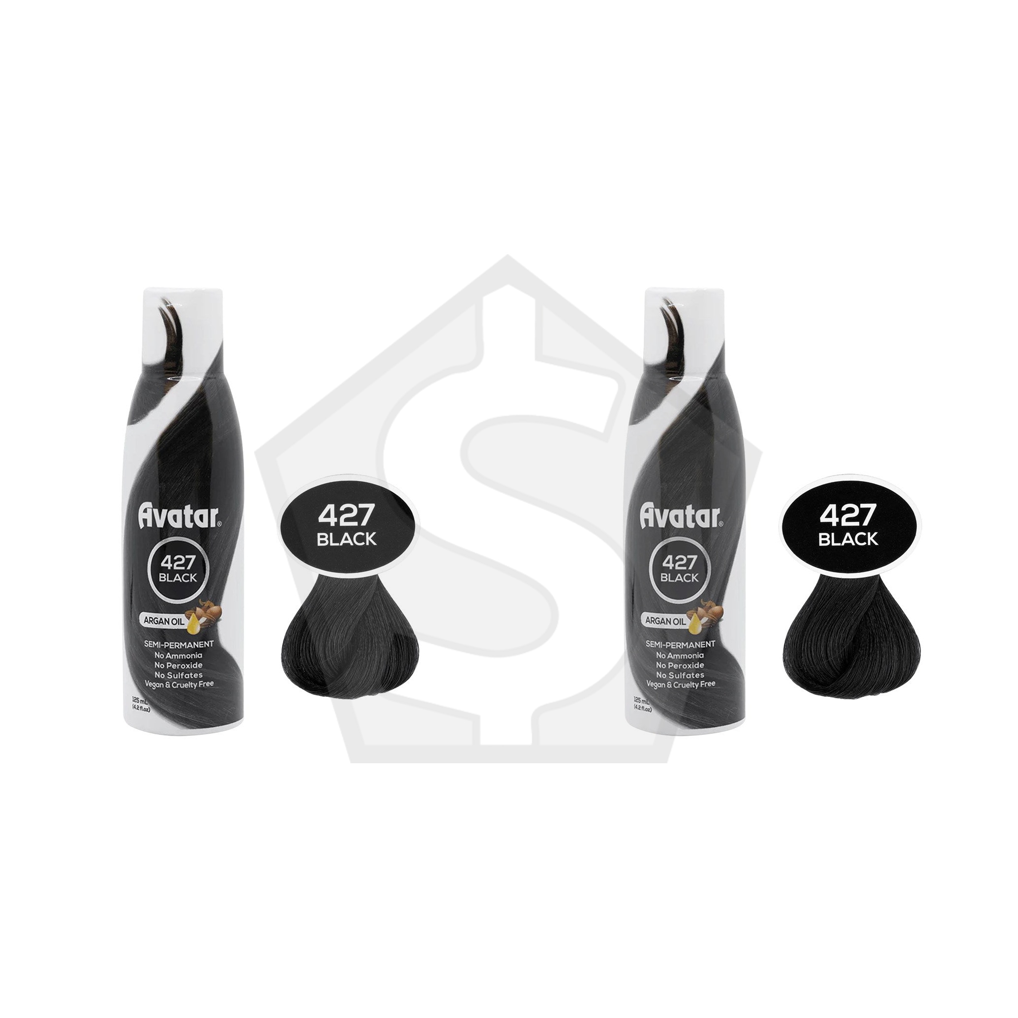 Bundle of 2 - ANNIE Avatar Luminous Semi-Permanent Hair Color (4.2oz) - Black