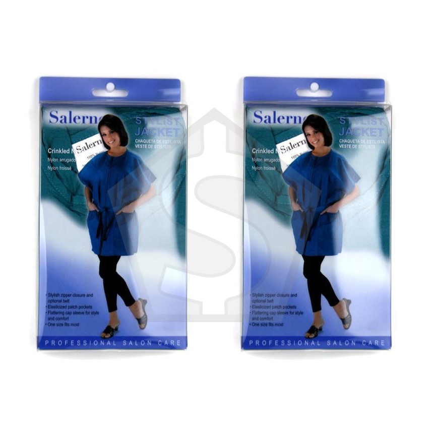 ANNIE Salerno Stylist Jacket - Crinkled Nylon Teal - Pack of 2