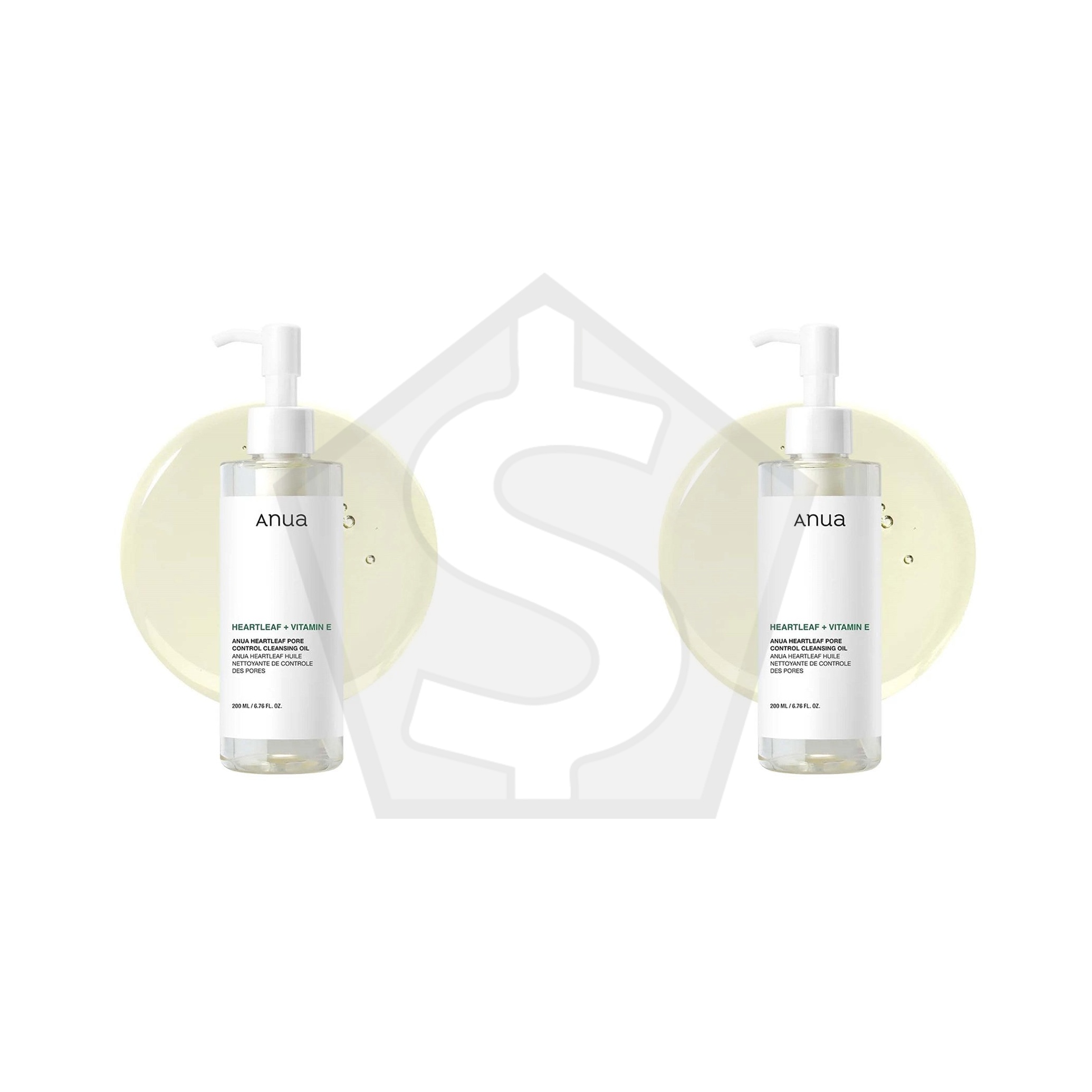 ANUA Heartleaf Pore Control Cleansing Oil Mild (200ml) - Pack of 2
