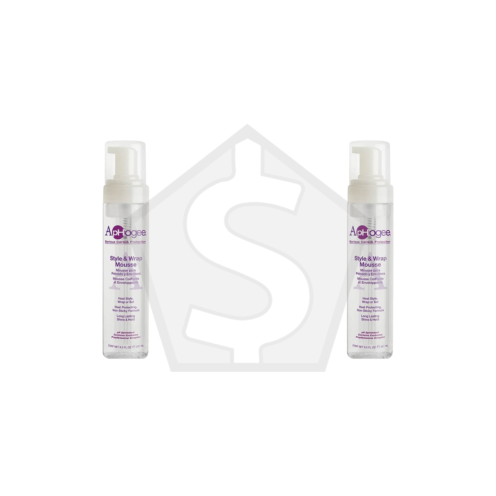 APHOGEE Style & Wrap Mousse (8.5oz) - Pack of 2