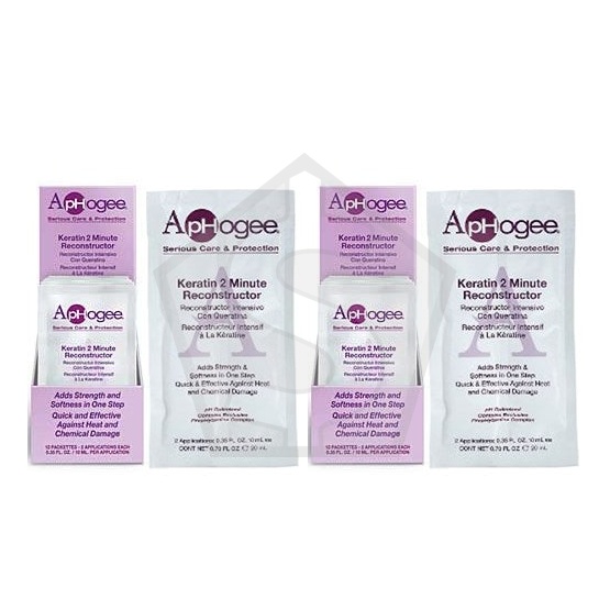 APHOGEE Keratin 2 Minute Reconstructor Packet (0.35oz) - Pack of 2