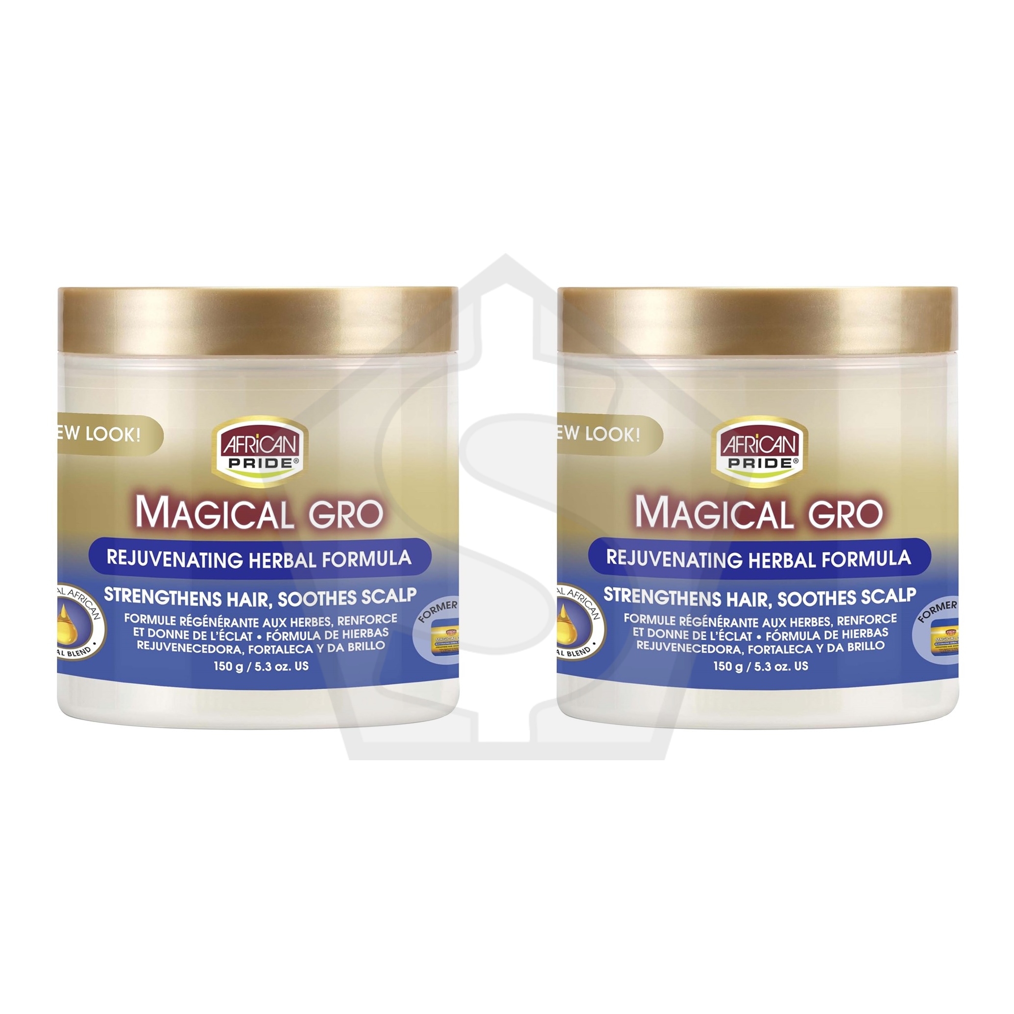 Bundle of 2 - AFRICAN PRIDE Magical Gro Rejuvenating Herbal Formula (5.3oz)