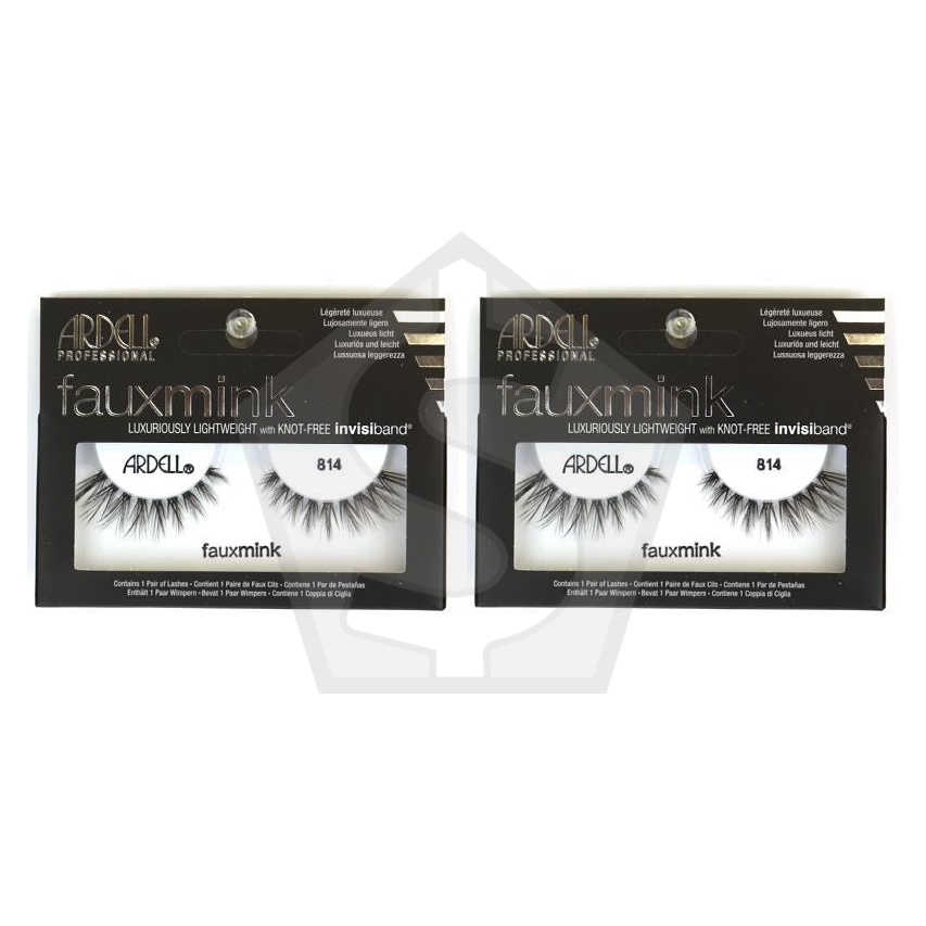 ARDELL Faux Mink Eyelashes - 814 - Pack of 2