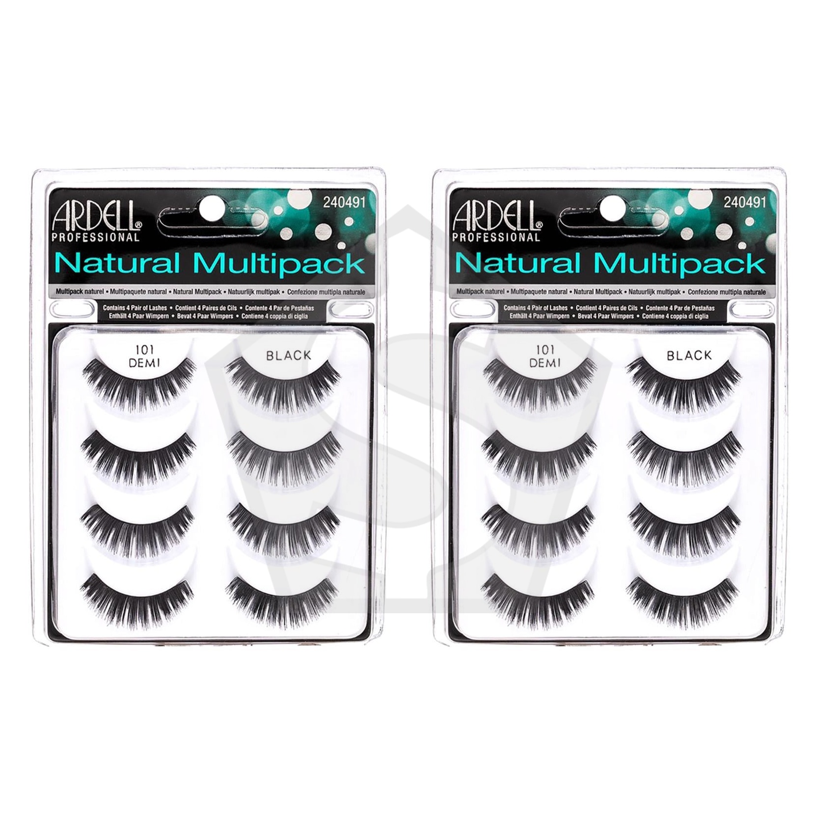ARDELL Natural Lashes Multipack (4packs) - 101 Demi - Pack of 2