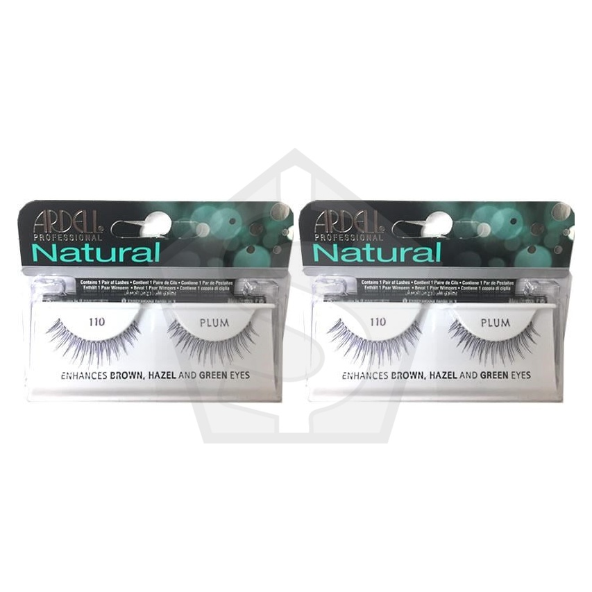ARDELL Natural Strip Lashes - 110 Plum - Pack of 2