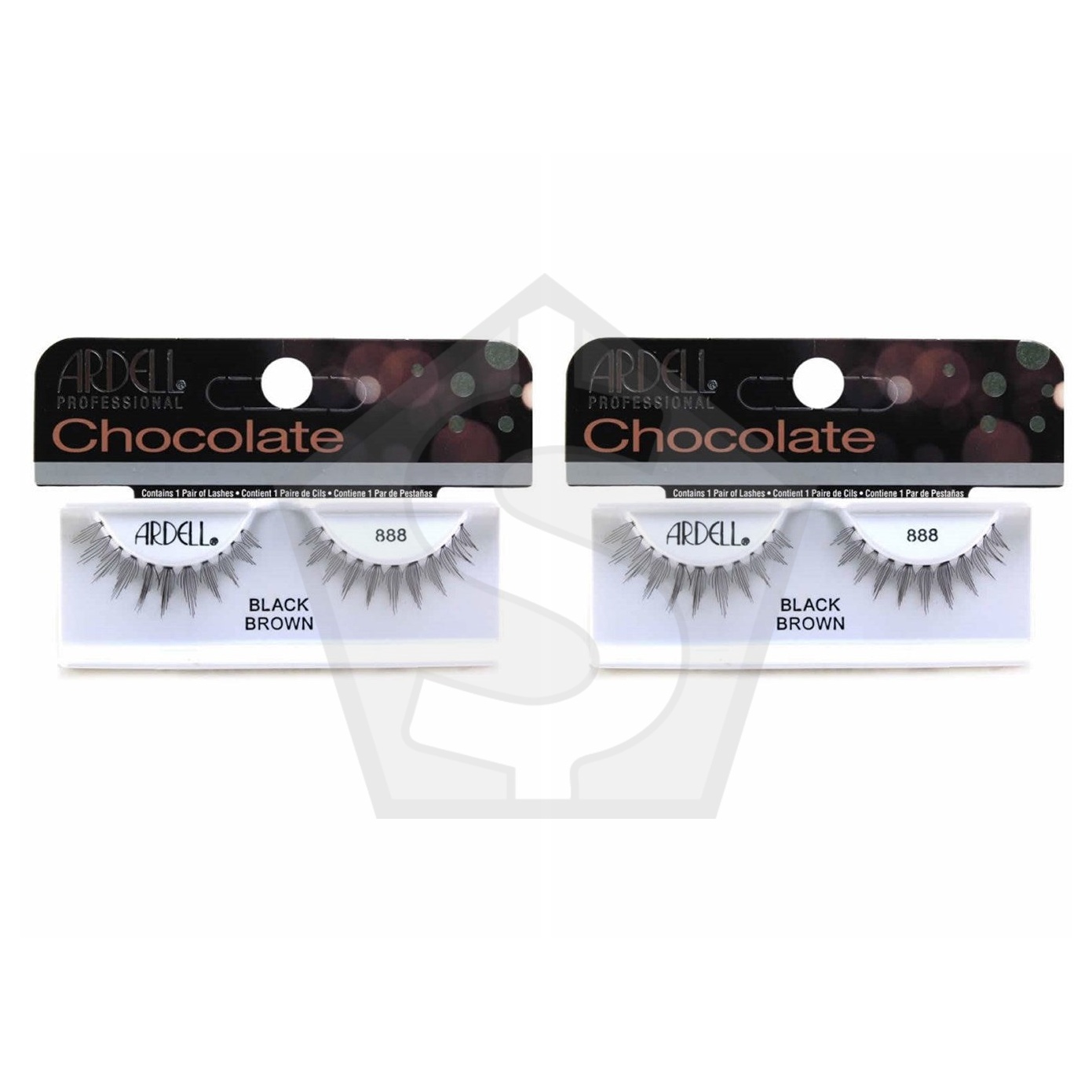 ARDELL Chocolate Lashes Black Brown - 888 - Pack of 2