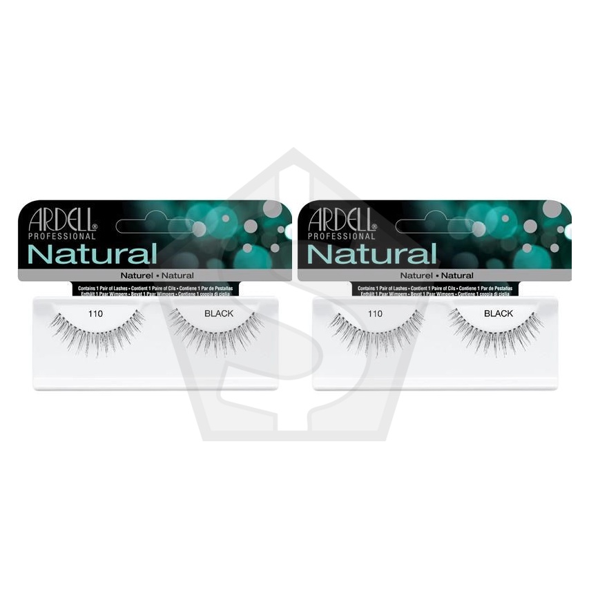 ARDELL Natural Strip Lashes - 110 Black - Pack of 2