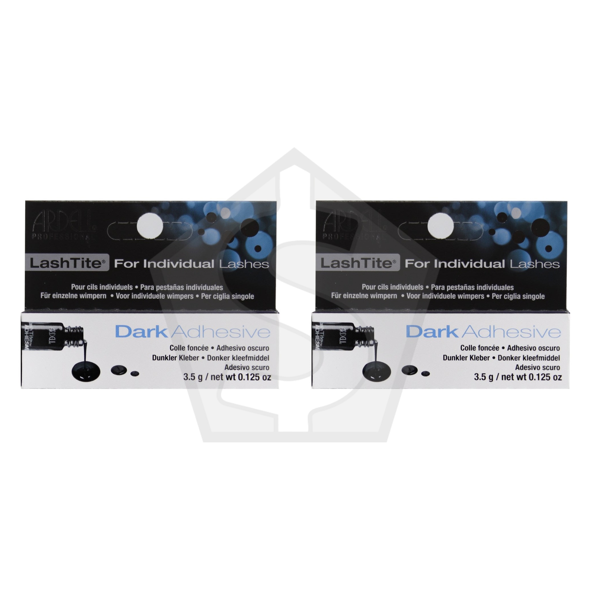 ARDELL Lashtite Adhesive for Individual Lashes - Dark / 0.125oz - Pack of 2