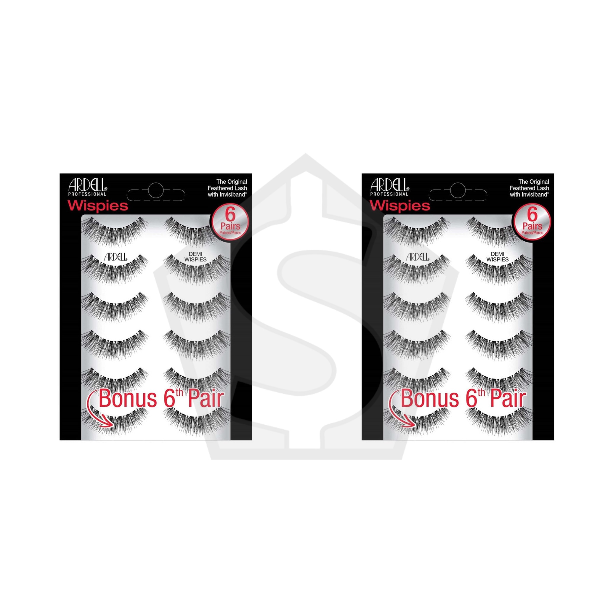 Bundle of 2 - ARDELL Wispies Lashes Multipack (5packs) - Demi Wispies