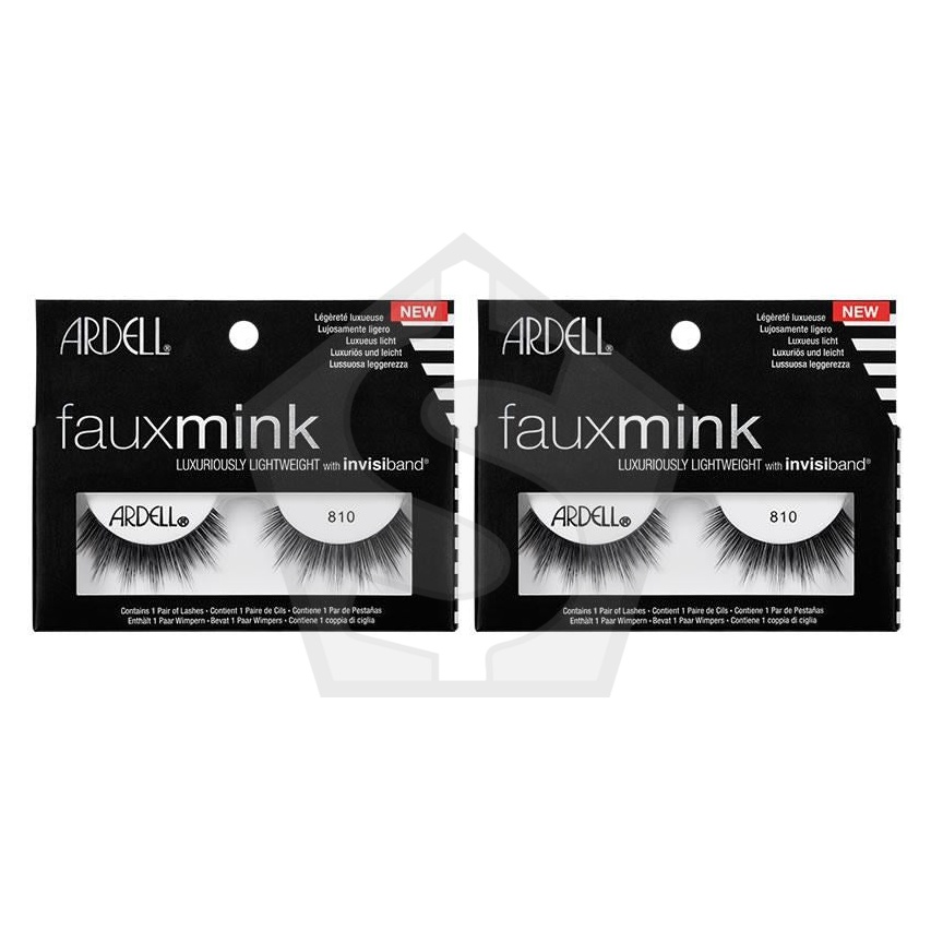 ARDELL Faux Mink Eyelashes - 810 - Pack of 2