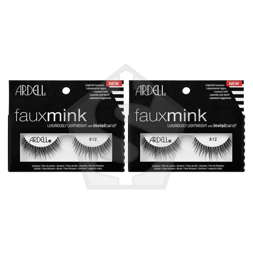 ARDELL Faux Mink Eyelashes - 812 - Pack of 2