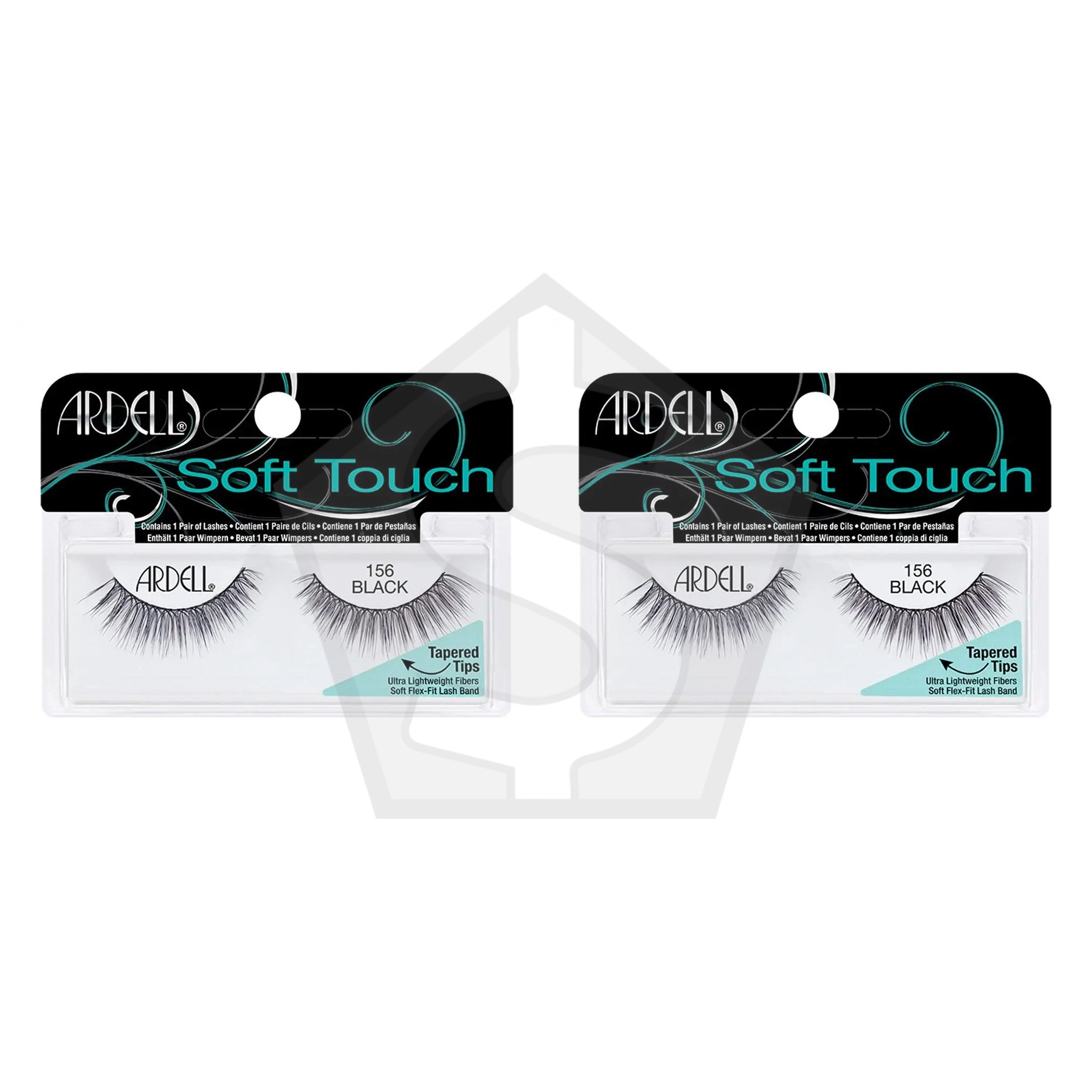 ARDELL Soft Touch Tapered Tip Lashes - 156 - Pack of 2