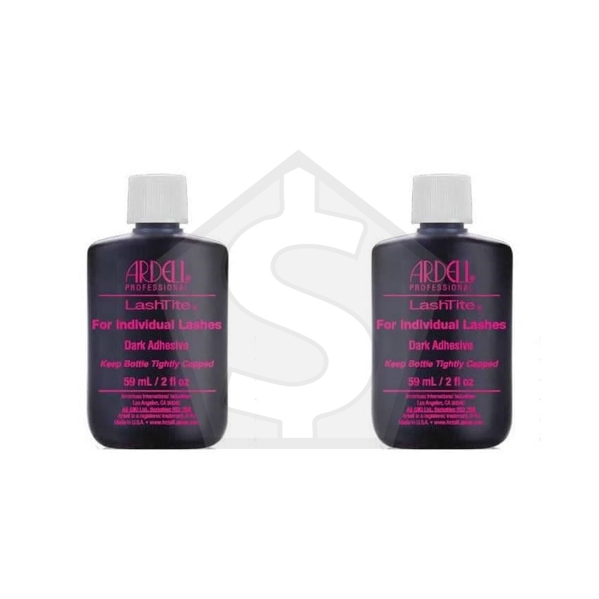 ARDELL Lashtite Adhesive for Individual Lashes - Dark / 2oz - Pack of 2