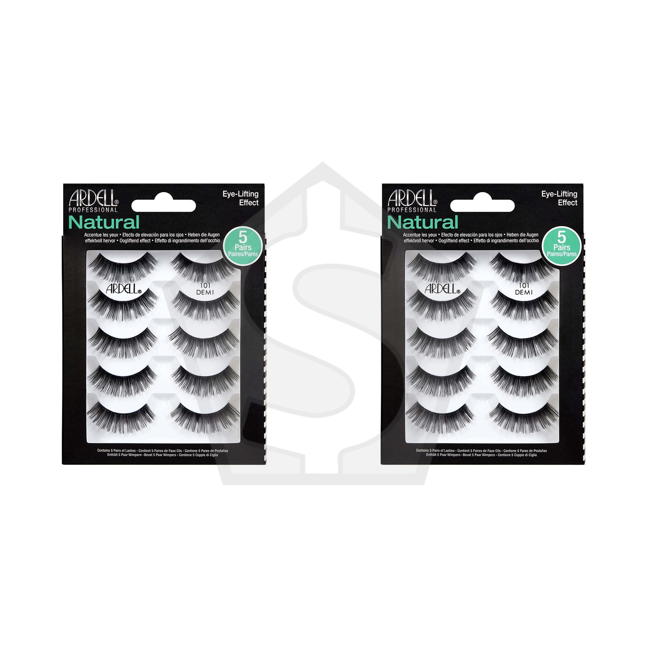 ARDELL Natural Lashes Multipack (5packs) - 101 - Pack of 2