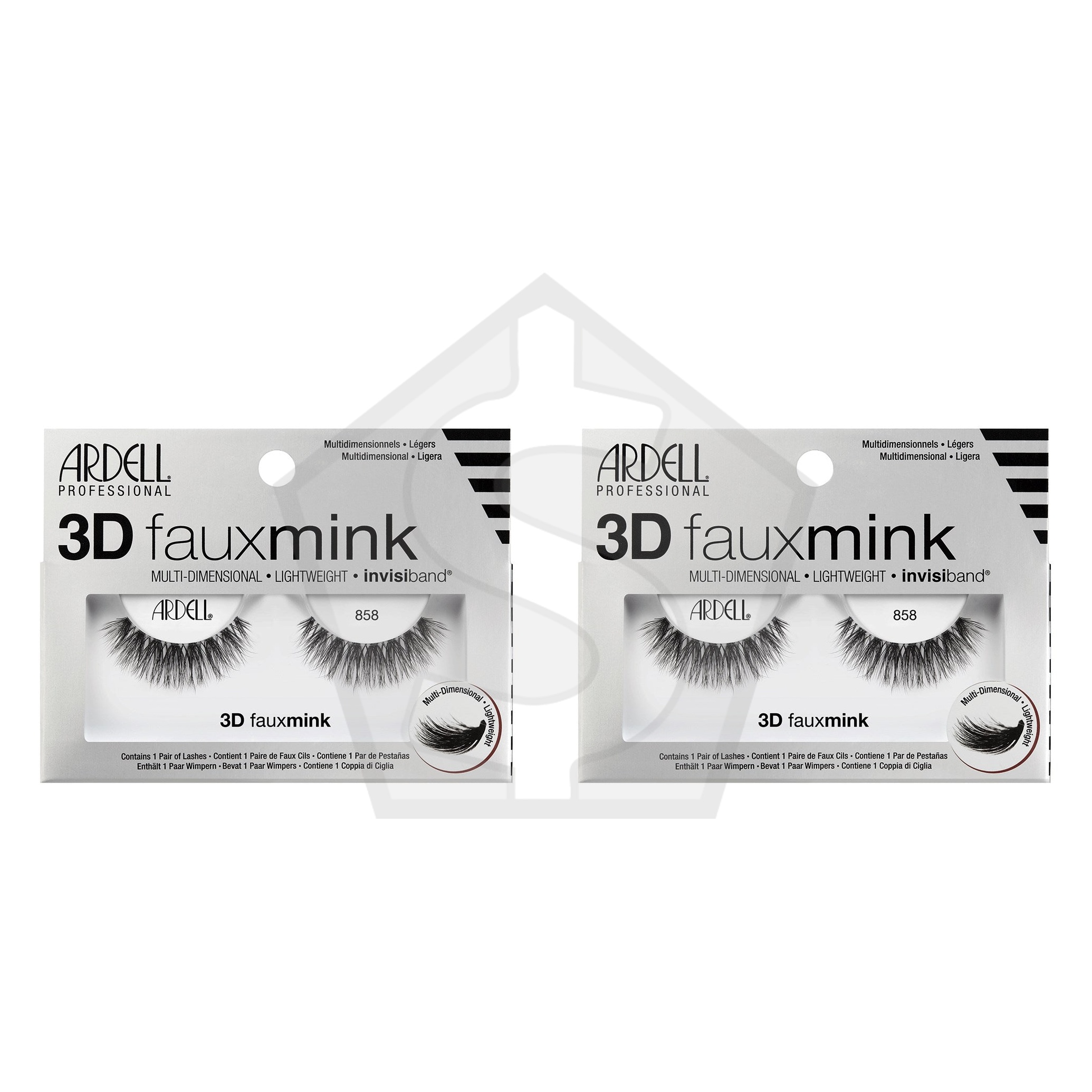 ARDELL 3D Faux Mink - 858 - Pack of 2