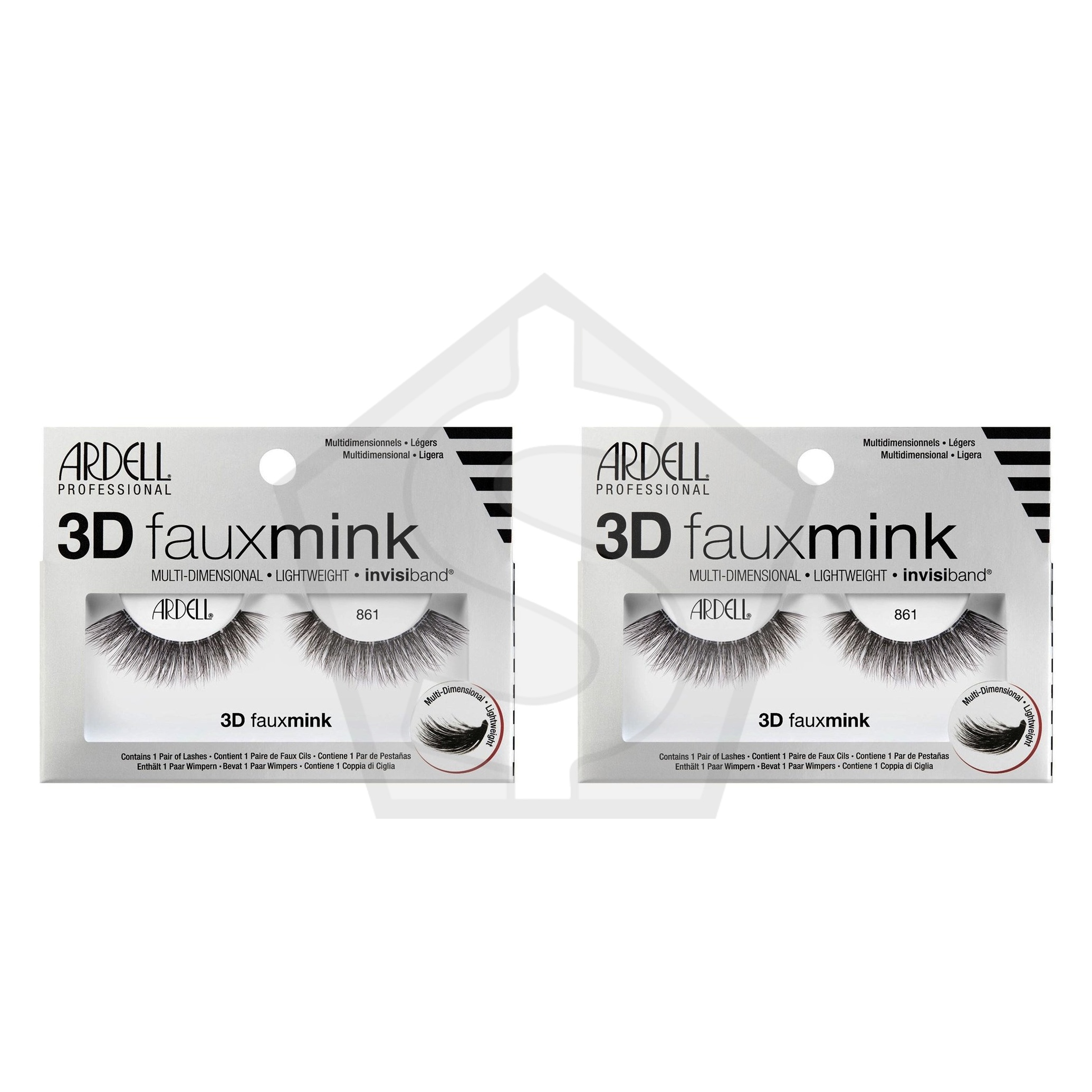 ARDELL 3D Faux Mink - 861 - Pack of 2