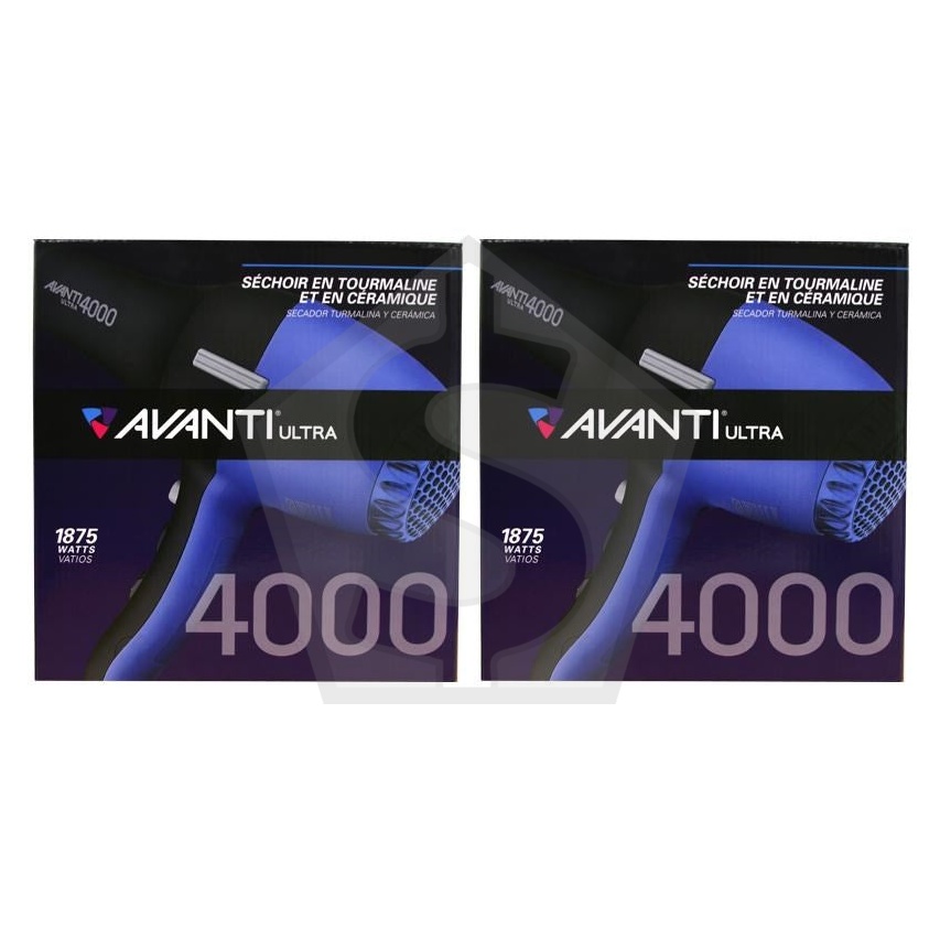 AVANTI Tourmaline & Ceramic Hairdryer 1875W - Pack of 2