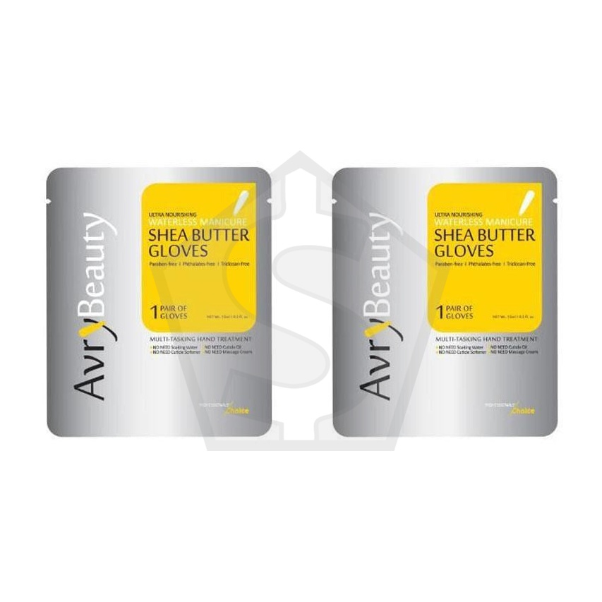AVRY BEAUTY Moisturizing Hand Care Shea Butter Gloves - Pack of 2