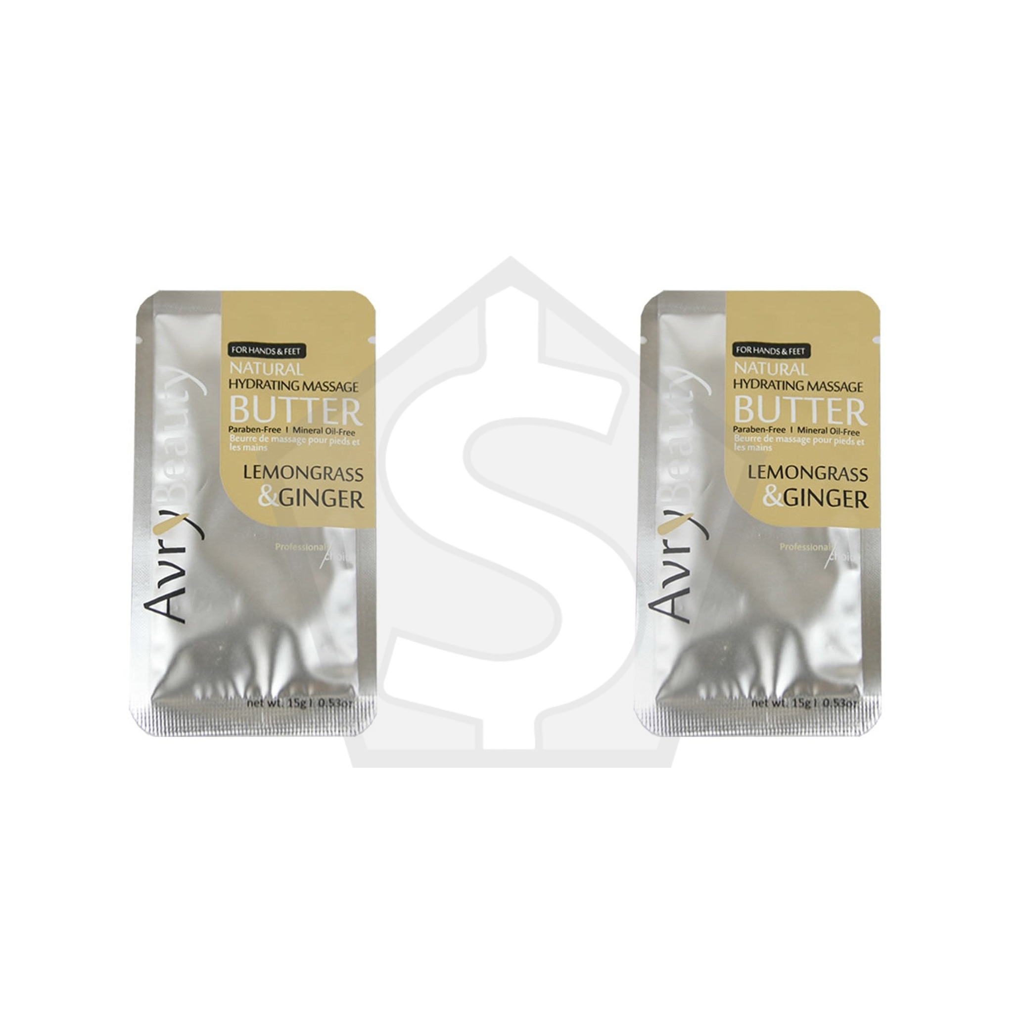 AVRY BEAUTY Hand & Foot Massage Butter [Lemongrass & Ginger] - Pack of 2